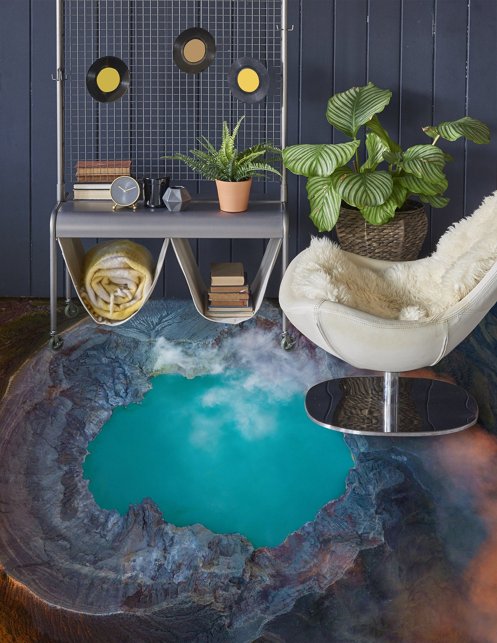 3D Nature Green Lake 217 Floor Mural Wallpaper Murals Rug & Mat Print Epoxy waterproof bath floor