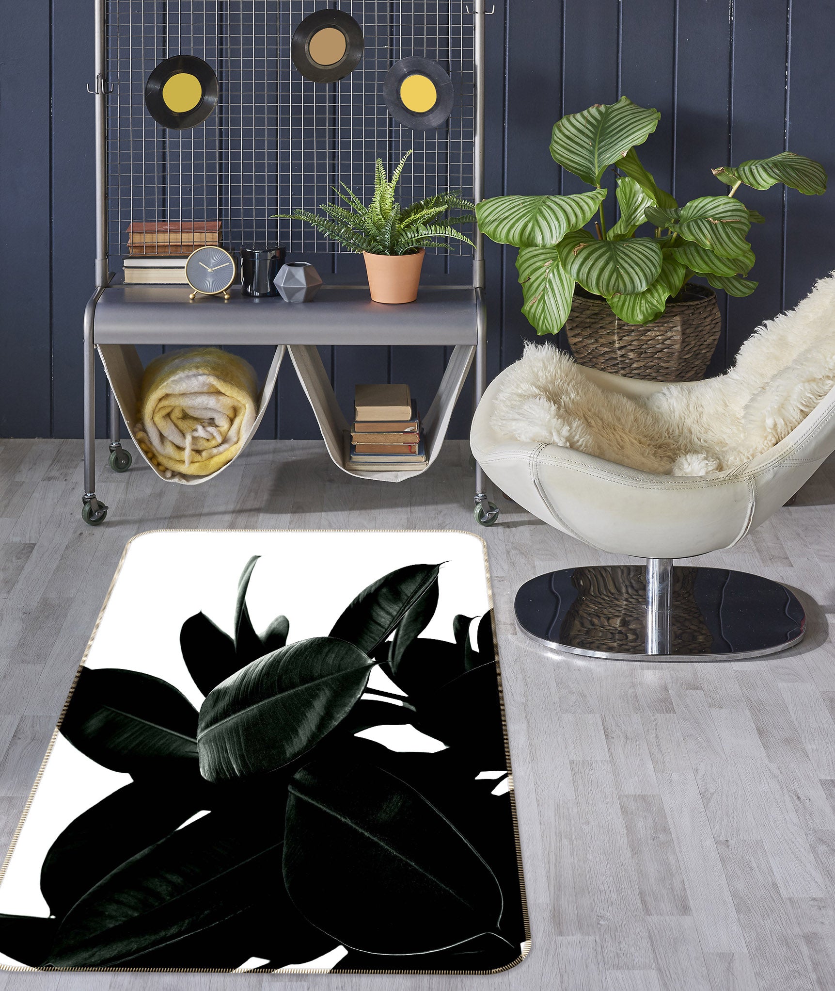 3D Wild Jungle 1140 Boris Draschoff Rug Non Slip Rug Mat