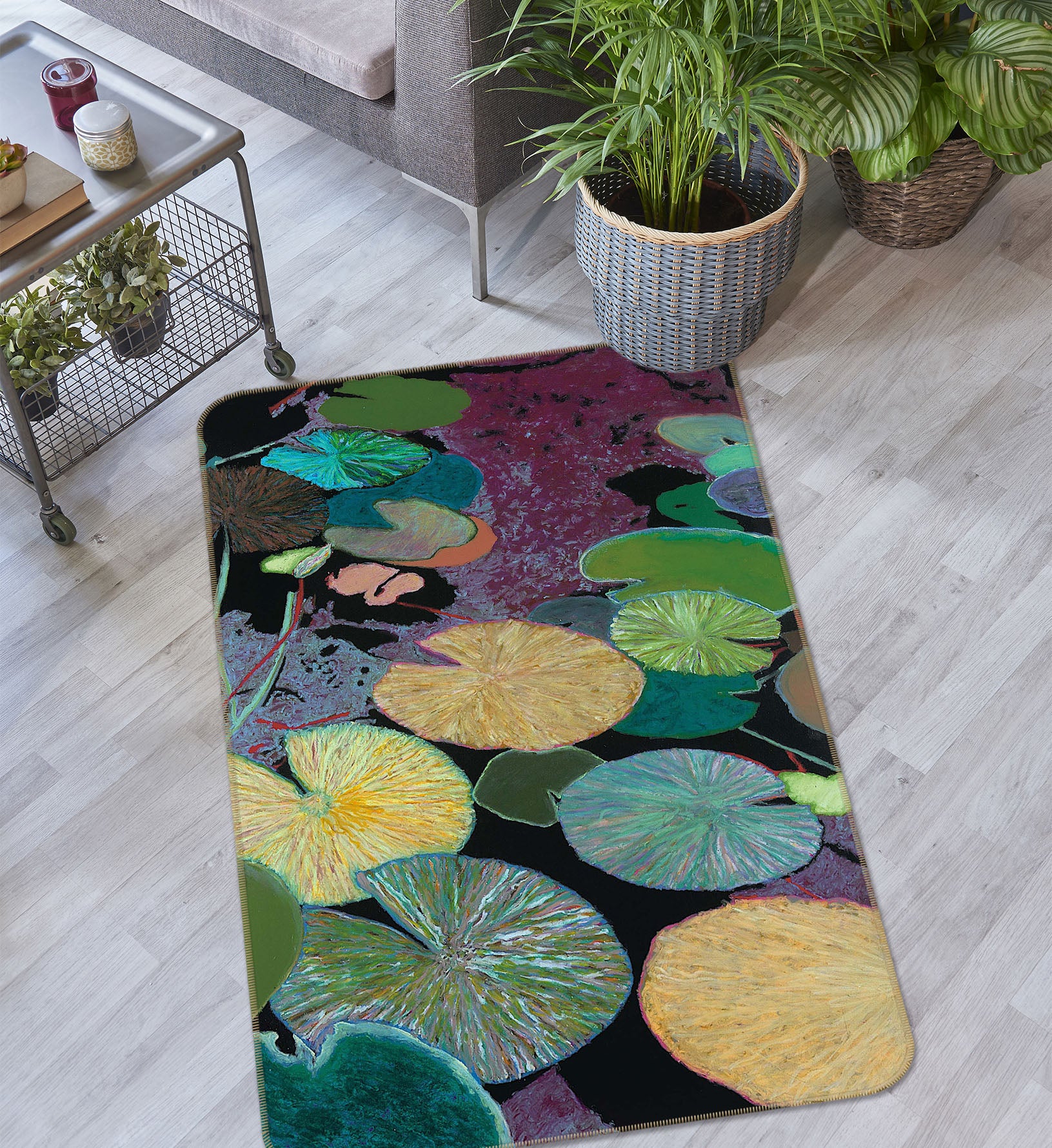3D Secret Hideaway 3040 Allan P. Friedlander Rug Non Slip Rug Mat