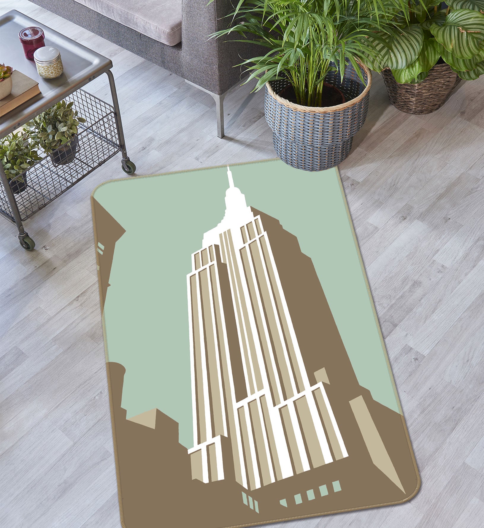 3D Manhattan 1119 Steve Read Rug Non Slip Rug Mat