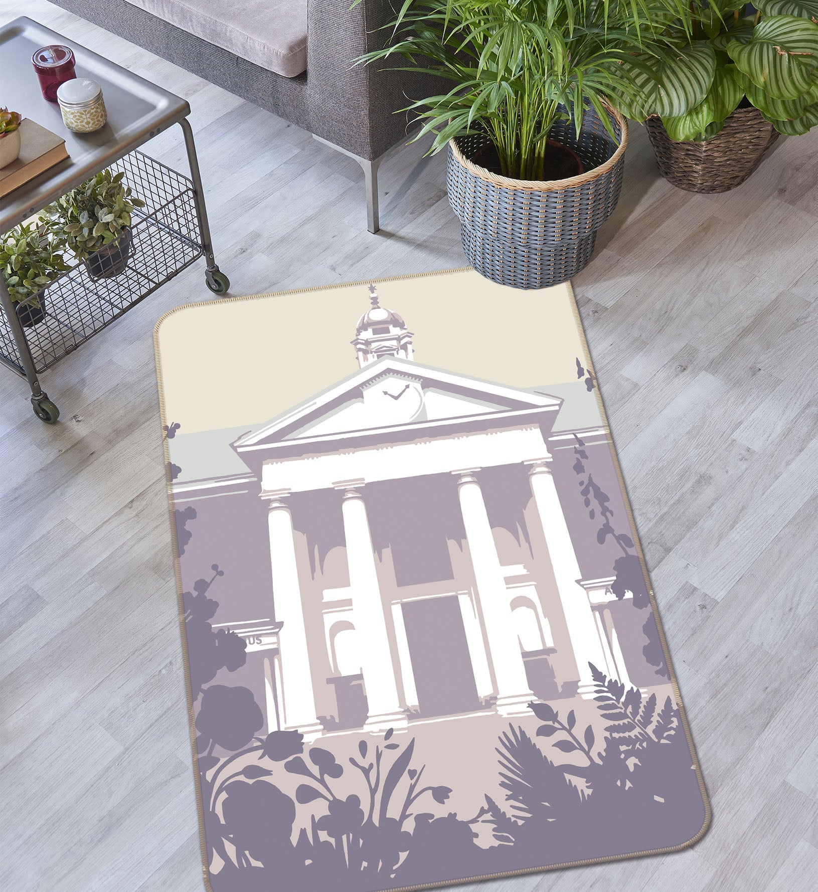 3D Chelsea Flower Show 1109 Steve Read Rug Non Slip Rug Mat