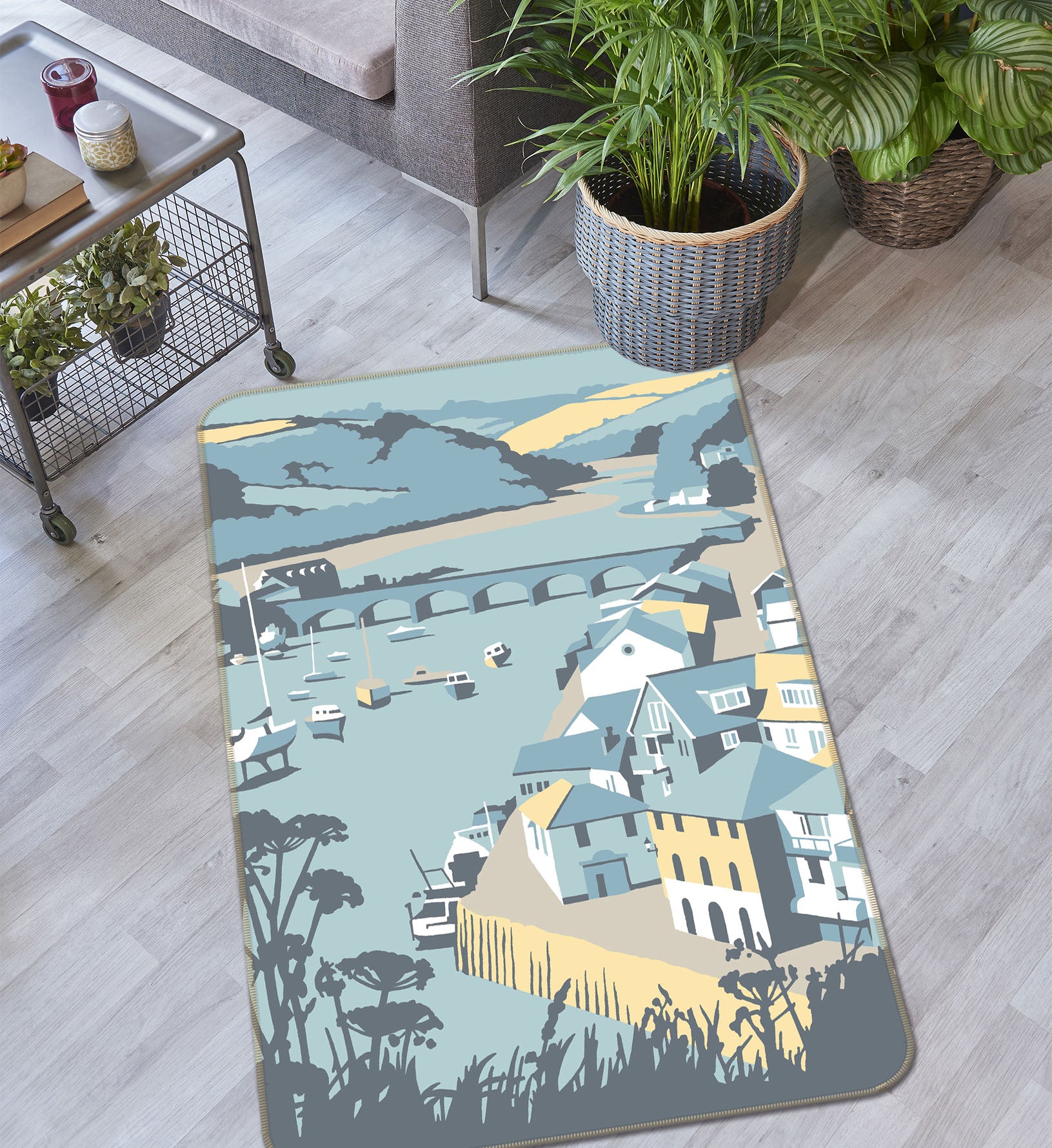 3D Looe 1118 Steve Read Rug Non Slip Rug Mat