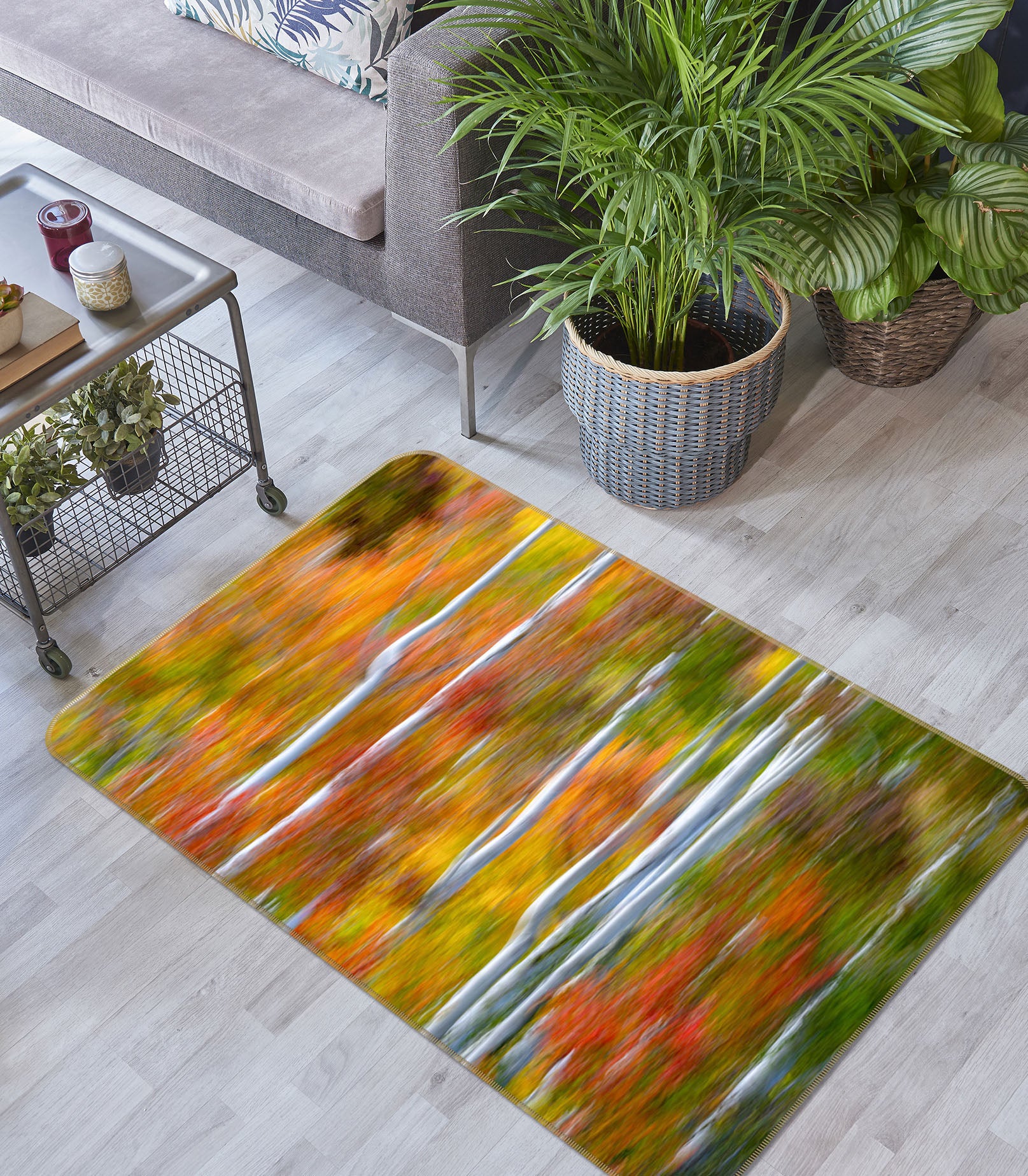 3D Autumn Forest 1159 Marco Carmassi Rug Non Slip Rug Mat
