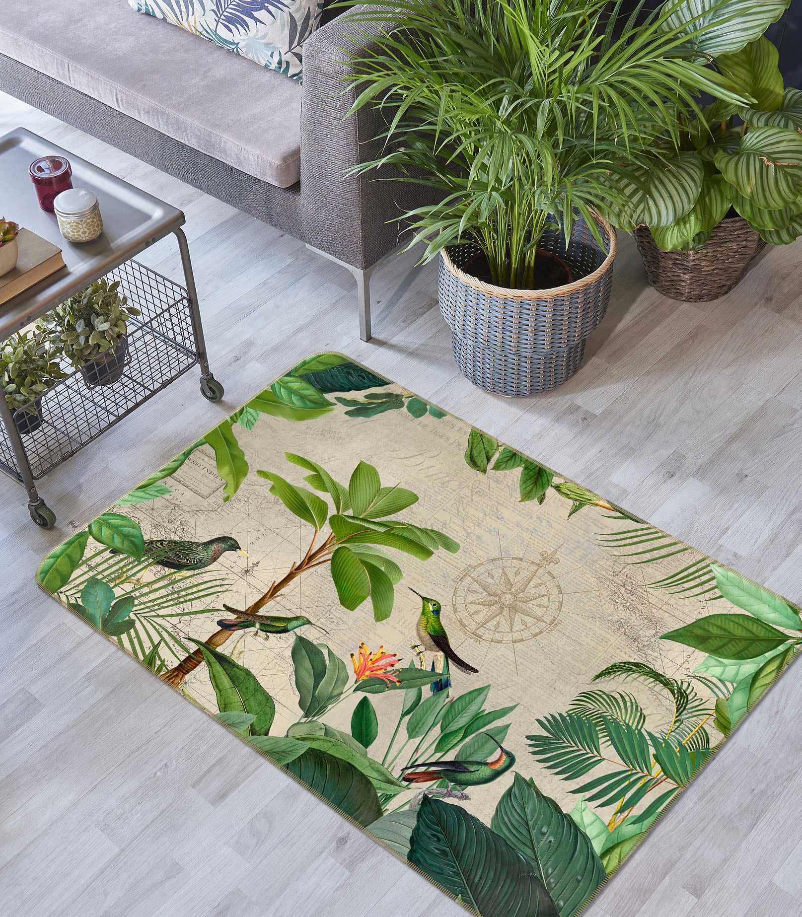 3D Bird Home 1017 Andrea haase Rug Non Slip Rug Mat