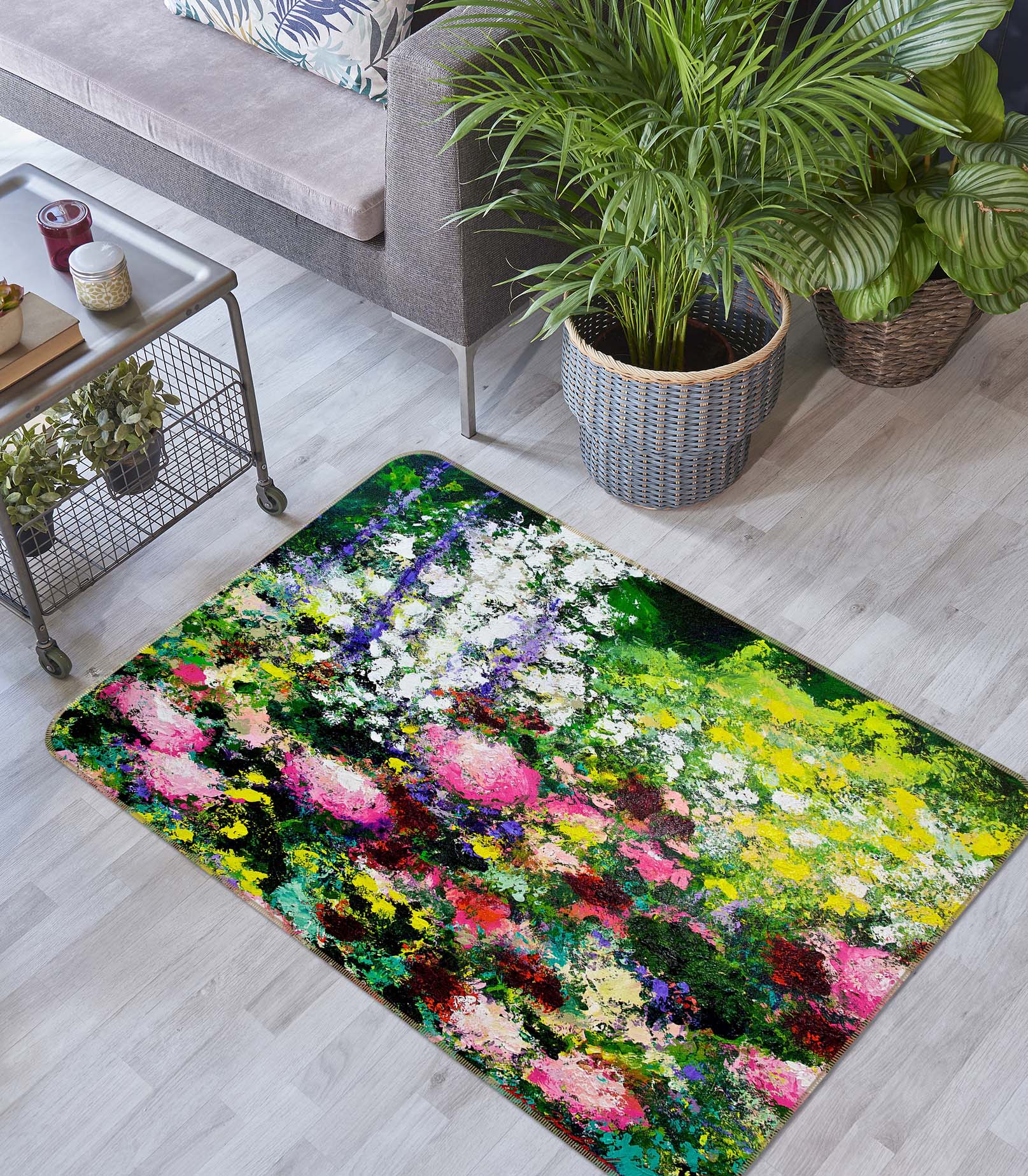 3D Summer Time 1063 Allan P. Friedlander Rug Non Slip Rug Mat