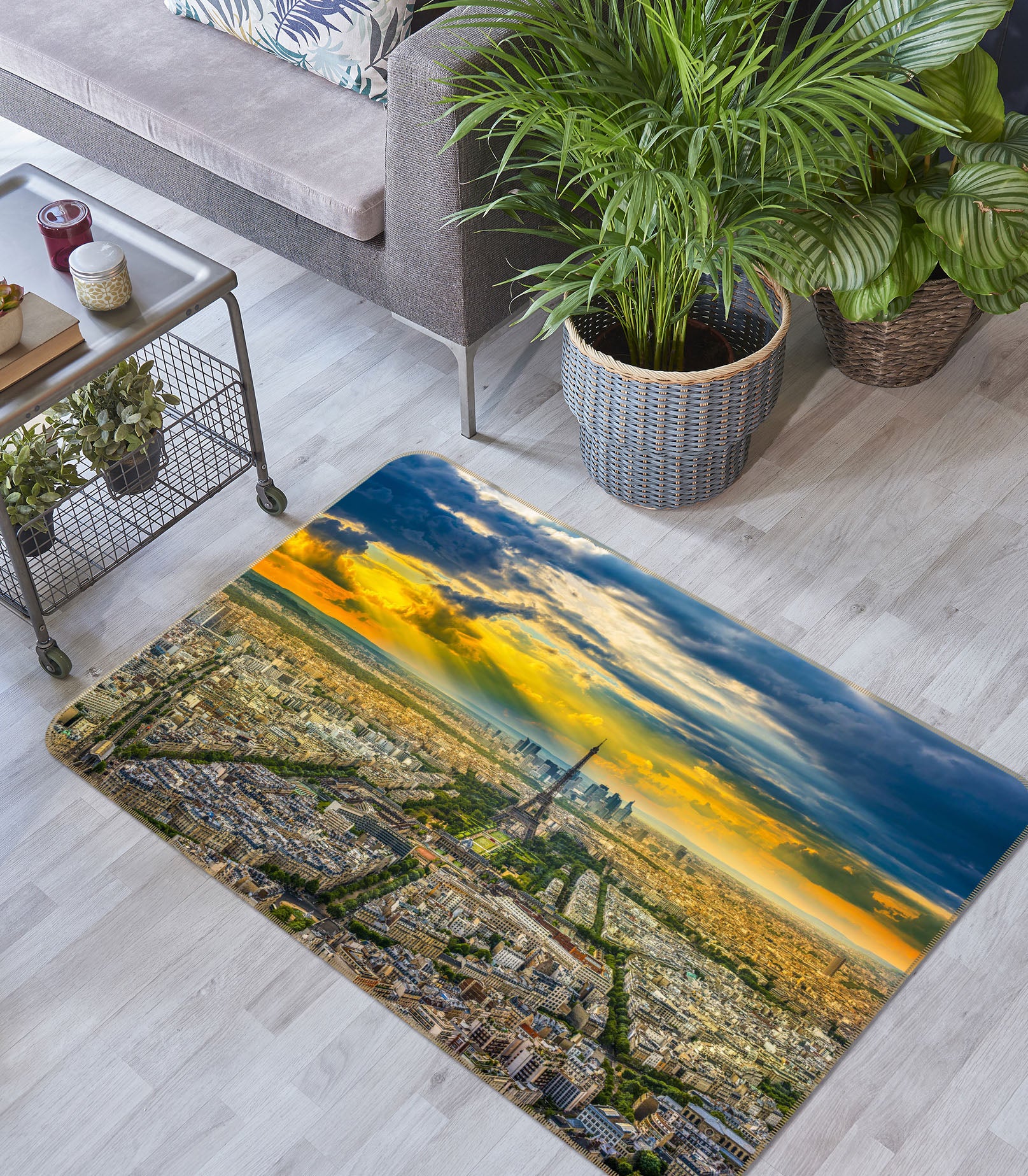 3D Dusk City 1131 Marco Carmassi Rug Non Slip Rug Mat