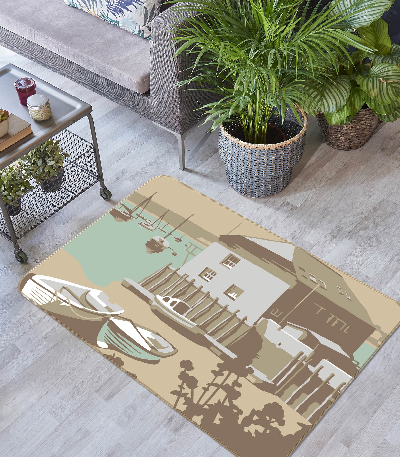 3D Rock 1166 Steve Read Rug Non Slip Rug Mat