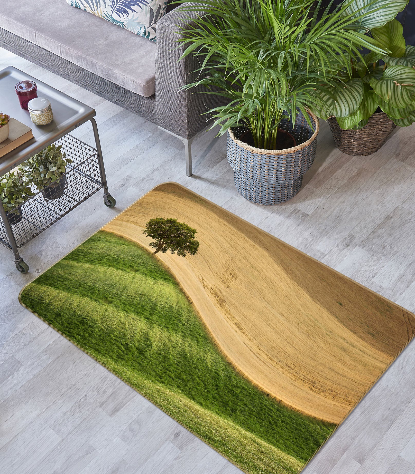 3D Meadow Tree 1152 Marco Carmassi Rug Non Slip Rug Mat
