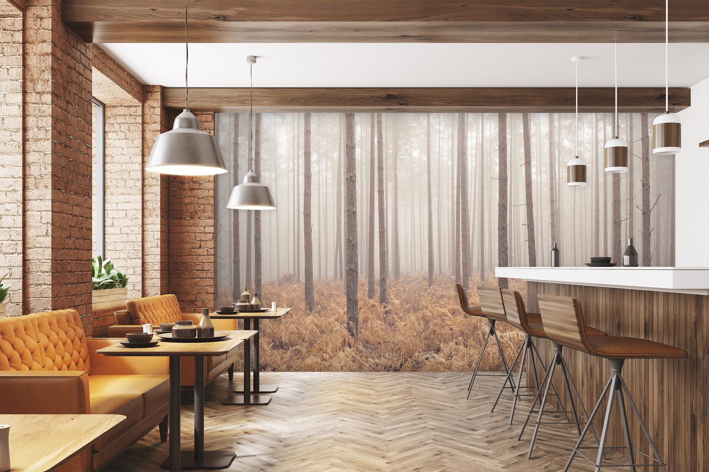 3D Forest Meadow 6290 Assaf Frank Wall Mural Wall Murals