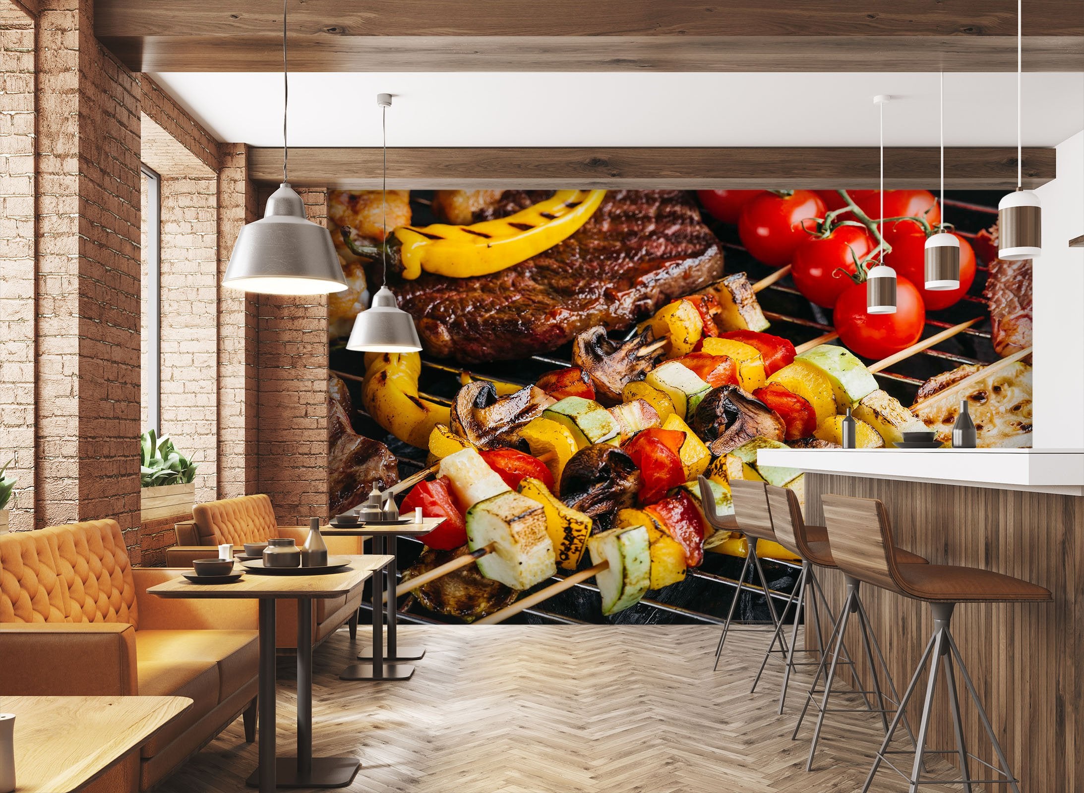 3D Barbecue 1413 Wall Murals Wallpaper AJ Wallpaper 2
