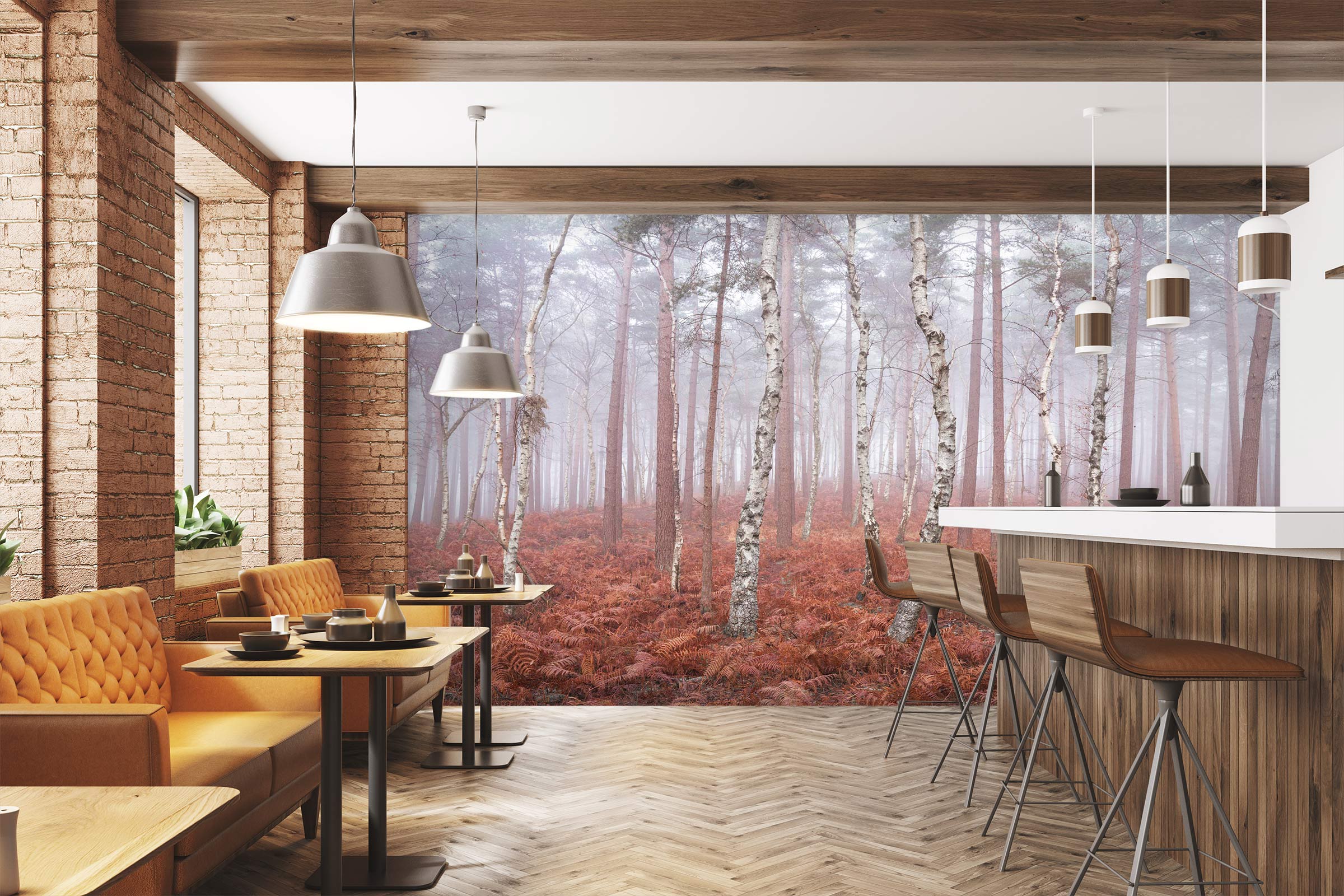 3D Trees Grass 6289 Assaf Frank Wall Mural Wall Murals