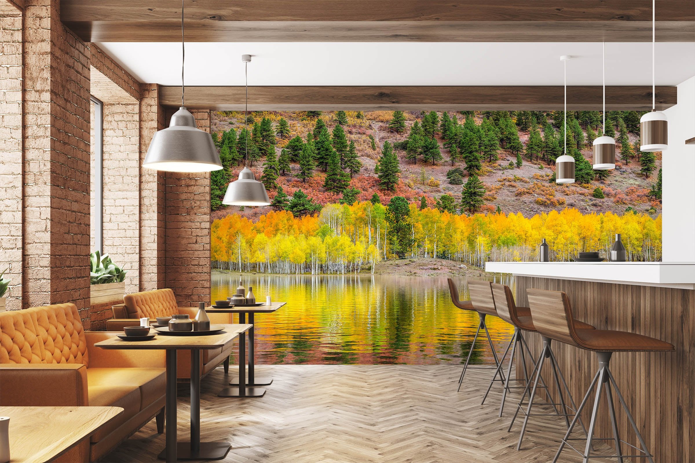 3D American Autumn 1399 Marco Carmassi Wall Mural Wall Murals Wallpaper AJ Wallpaper 2