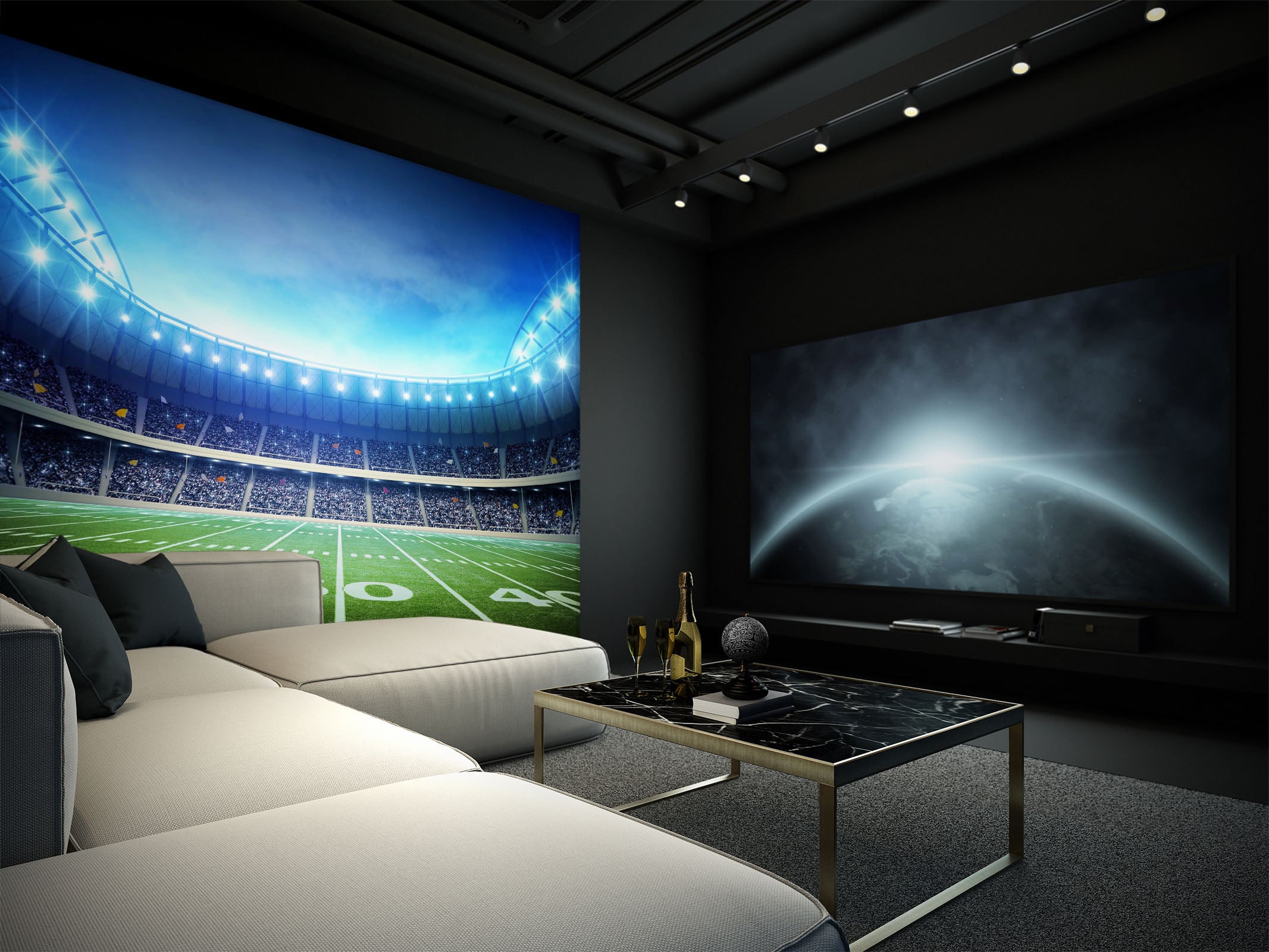 3D Open Field 1404 Wall Murals