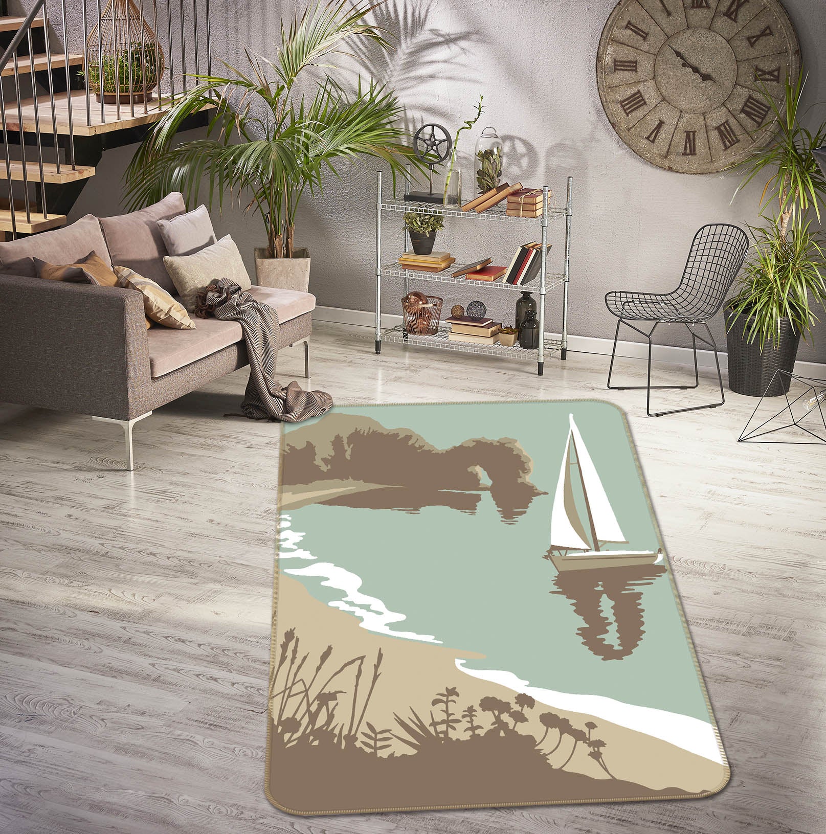3D Durdle Door 1114 Steve Read Rug Non Slip Rug Mat