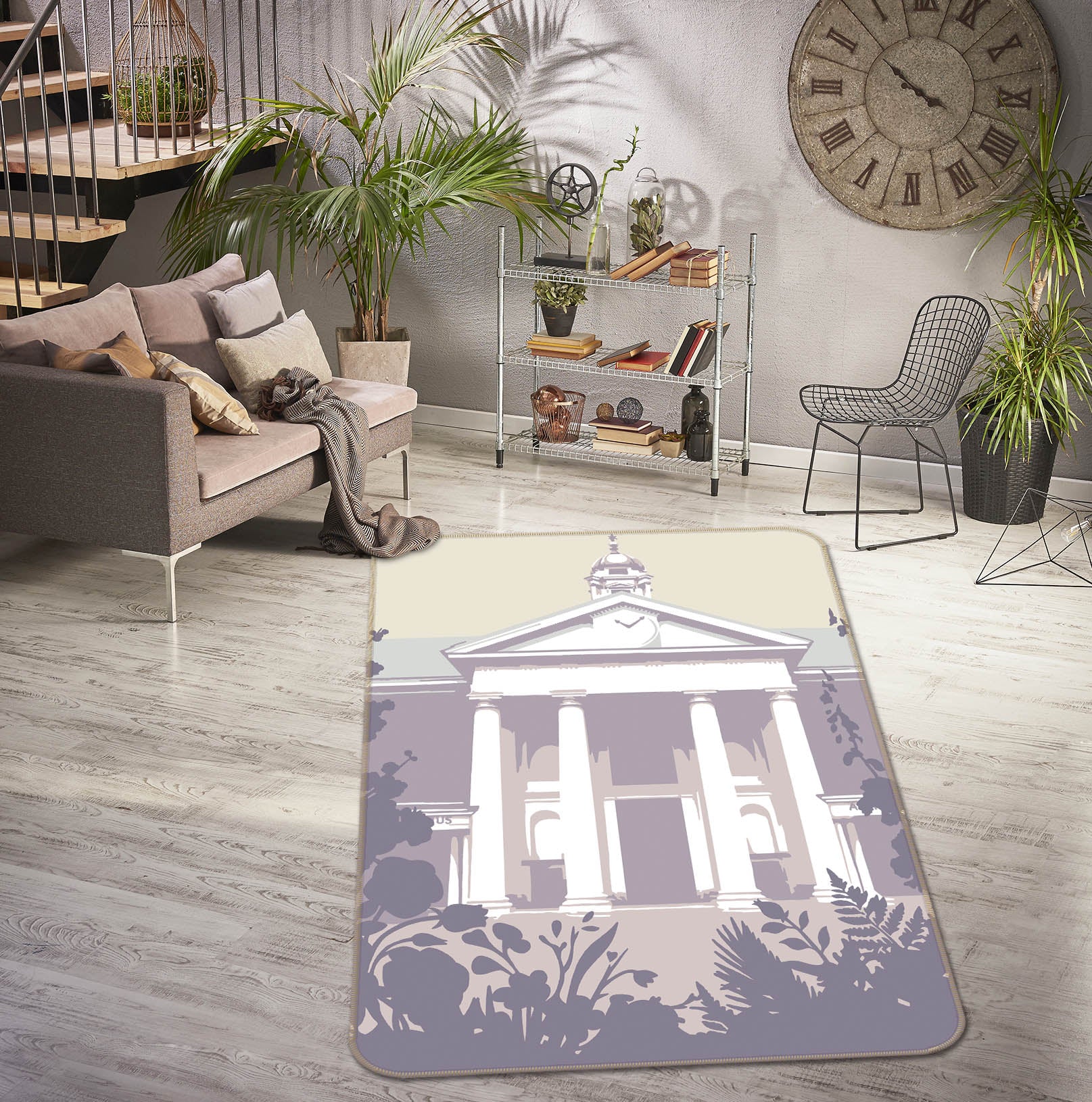 3D Chelsea Flower Show 1109 Steve Read Rug Non Slip Rug Mat