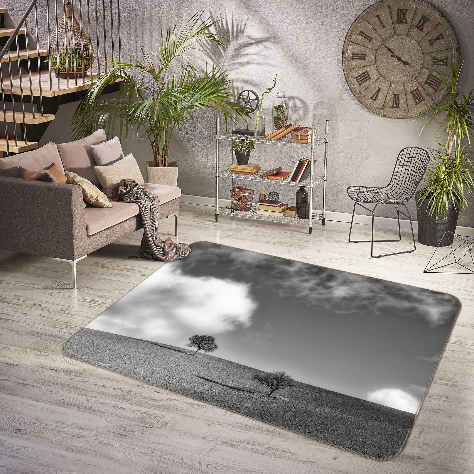 3D Little Sapling 1176 Marco Carmassi Rug Non Slip Rug Mat