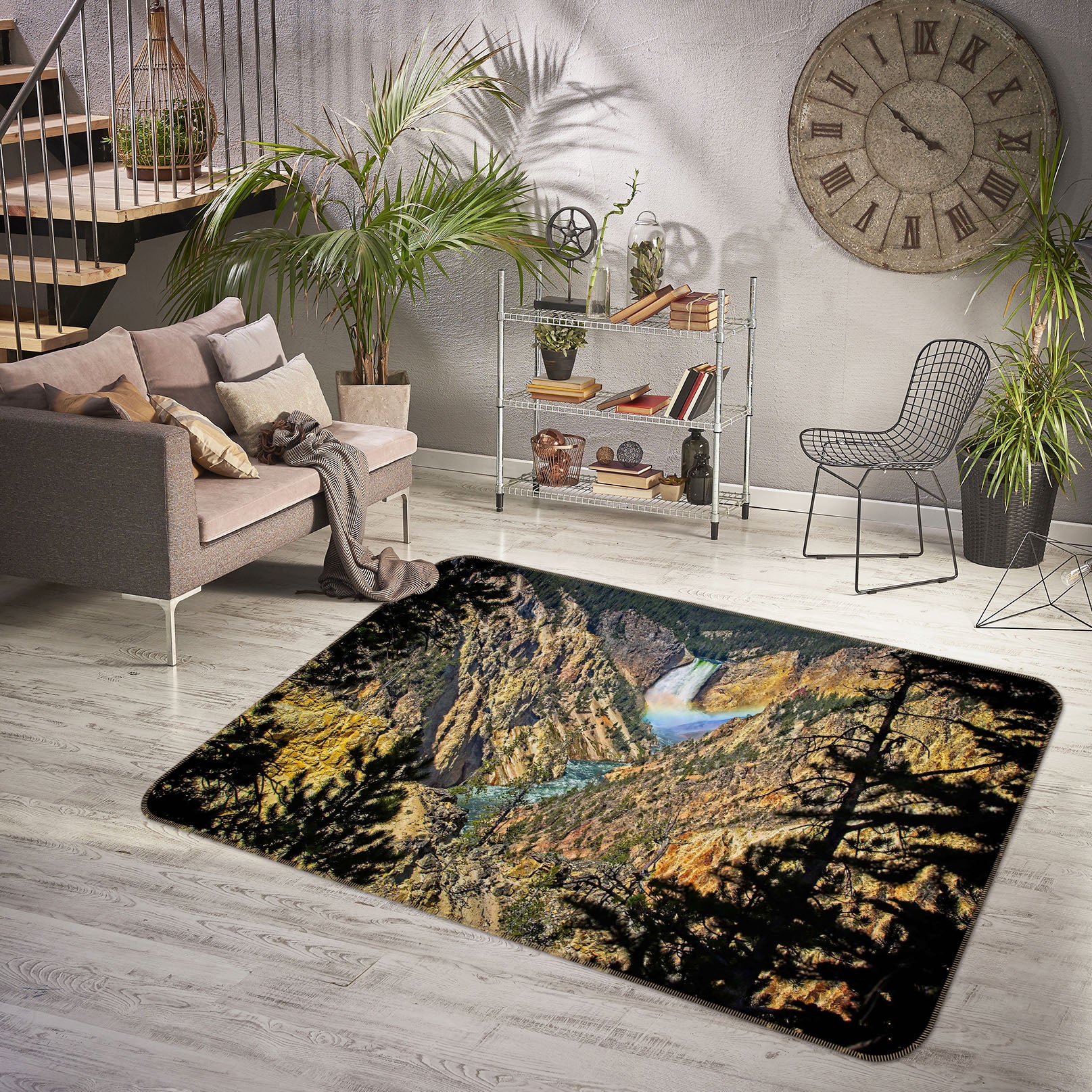 3D Grand Canyon 1109 Kathy Barefield Rug Non Slip Rug Mat