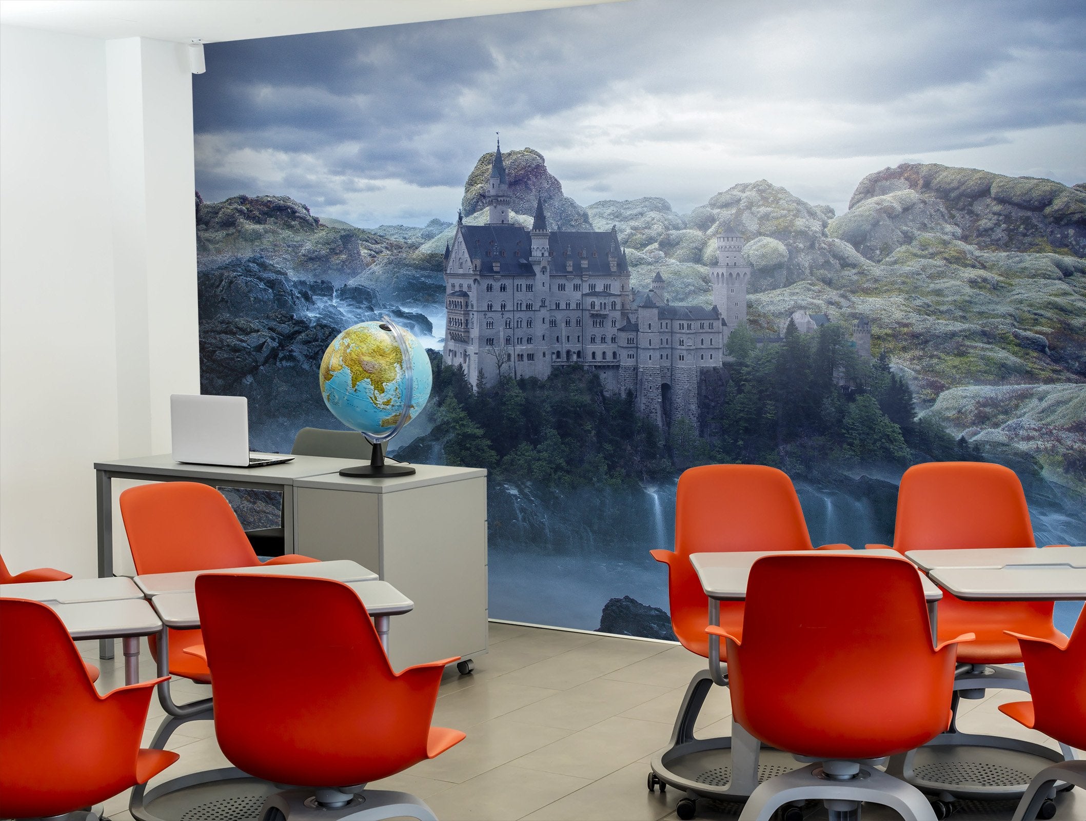 3D castle between the rocks 20 Wall Murals Wallpaper AJ Wallpaper 2