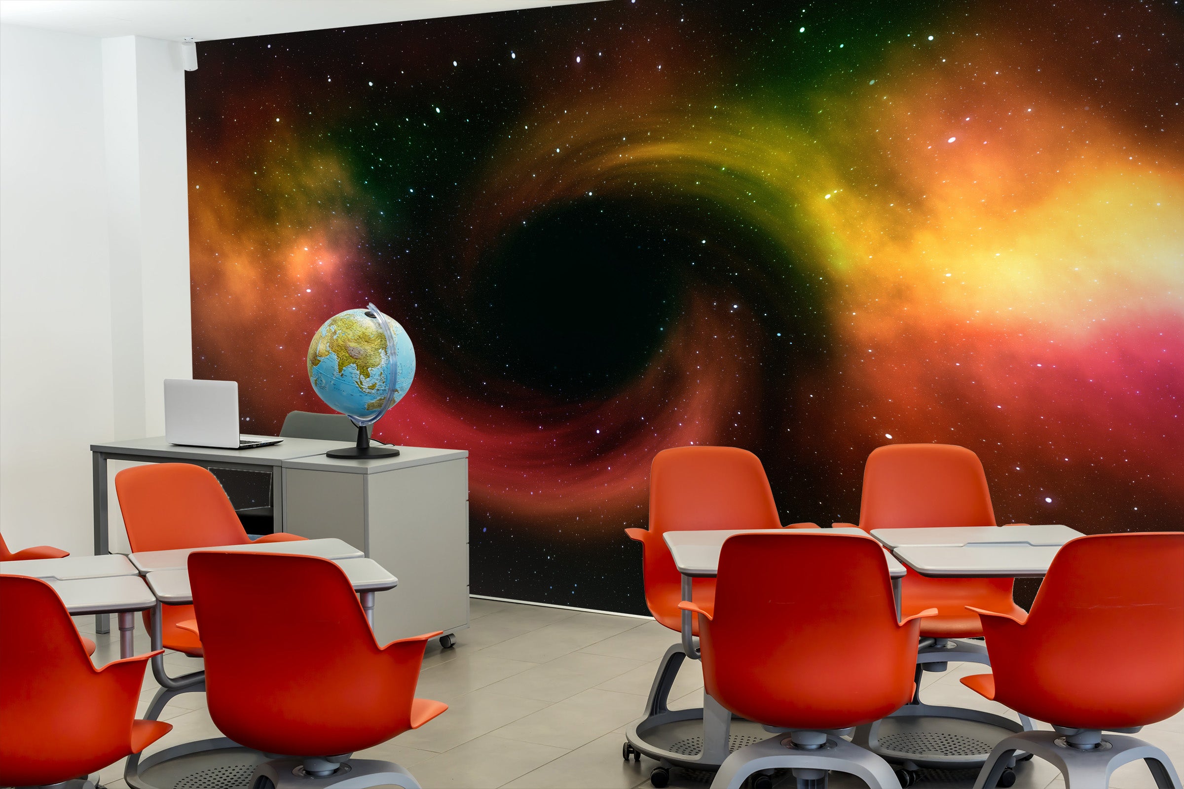 3D Black Hole Stars 138 Wall Murals