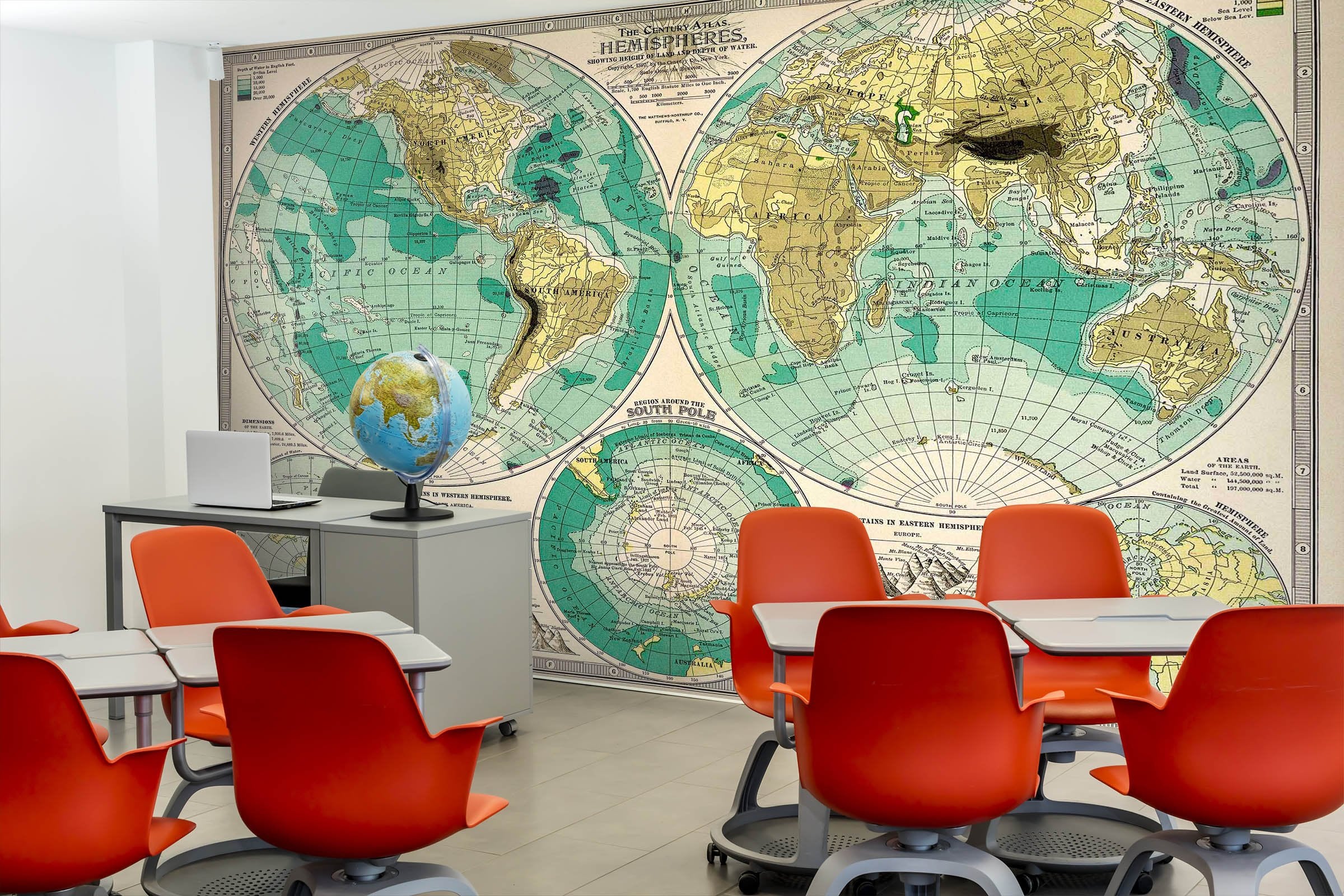 3D world map 62 Wall Murals Wallpaper AJ Wallpaper 2