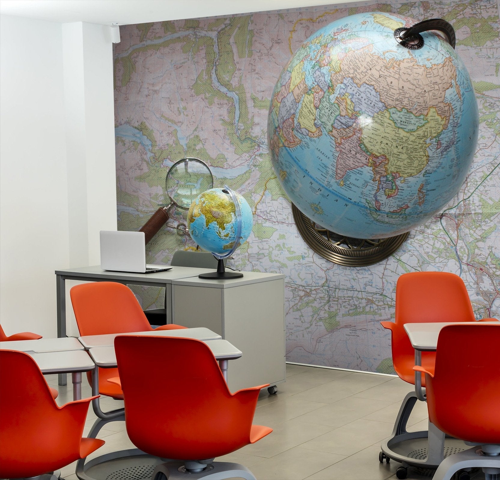 3D Maps and Globes 31 Wall Murals Wallpaper AJ Wallpaper 2
