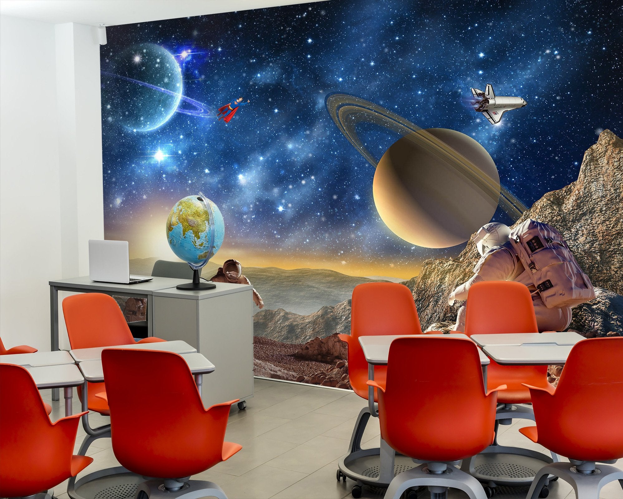 3D planets in the universe 45 Wall Murals Wallpaper AJ Wallpaper 2