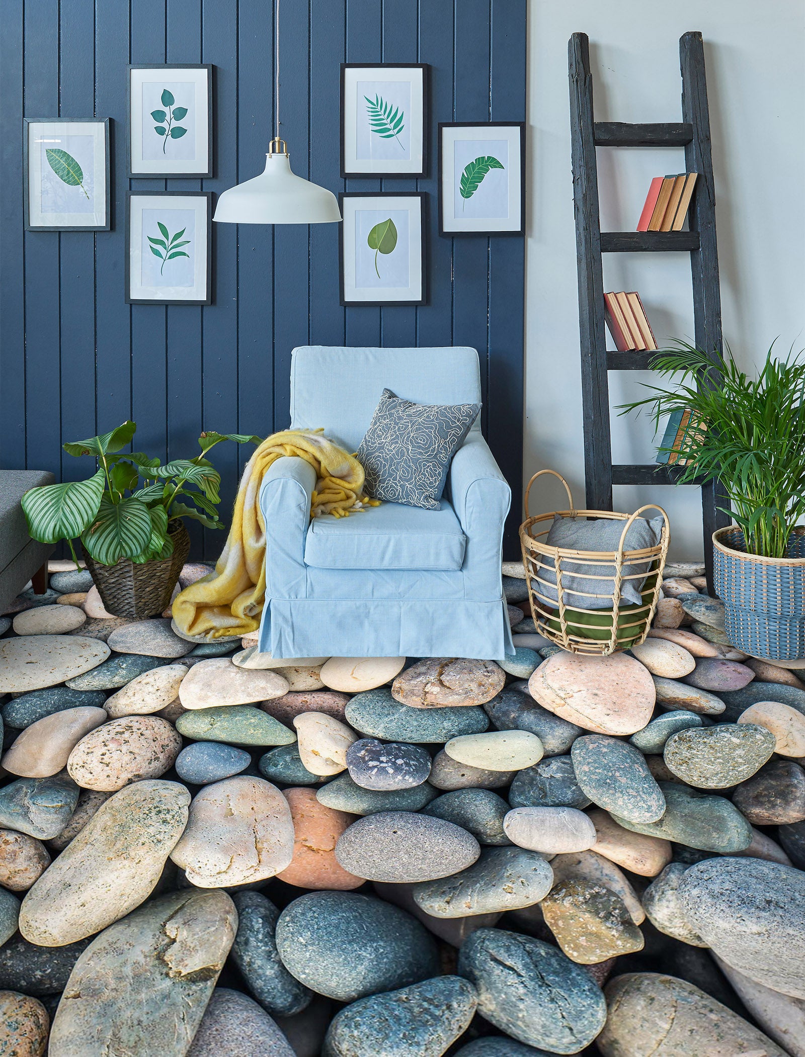 3D Plain Colored Pebbles 928 Floor Mural Wallpaper Murals Rug & Mat Print Epoxy waterproof bath floor