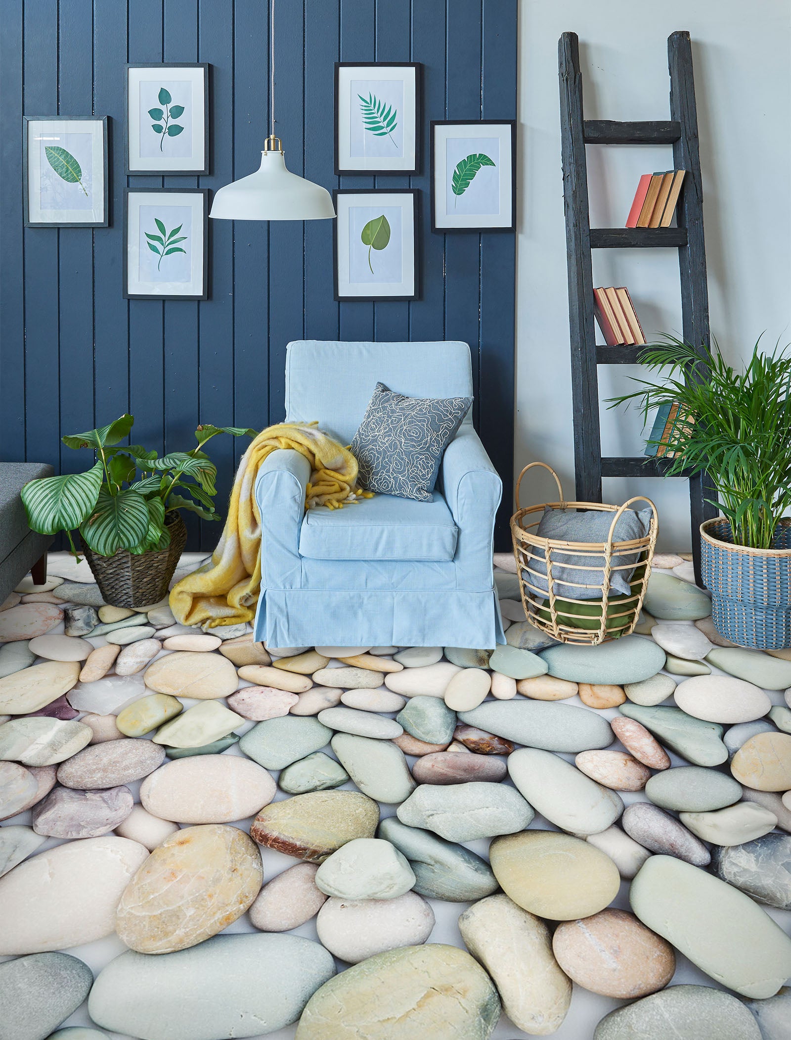 3D Gentle Cobblestone Colors 985 Floor Mural Wallpaper Murals Self-Adhesive Removable Print Epoxy