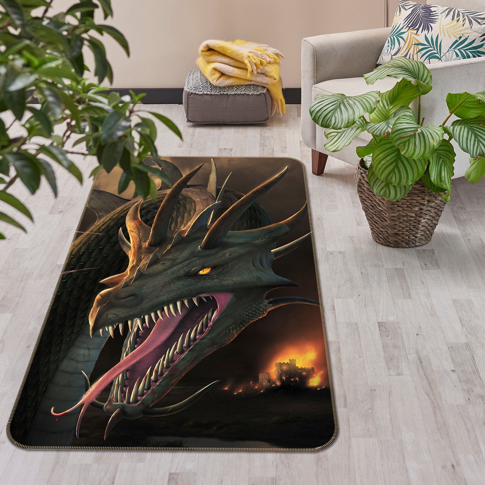 3D Annihilation 1008 Vincent Hie Rug Non Slip Rug Mat Mat AJ Creativity Home
