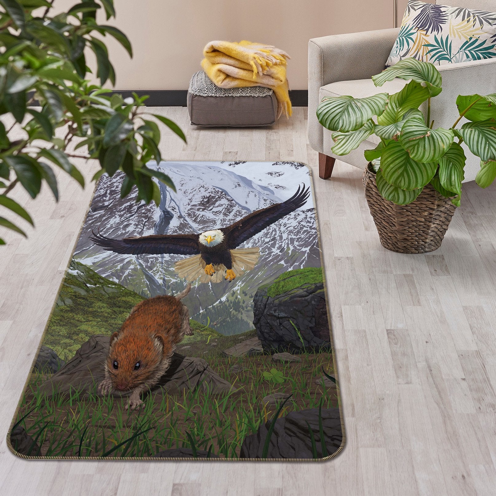 3D Alaska 1006 Vincent Hie Rug Non Slip Rug Mat Mat AJ Creativity Home