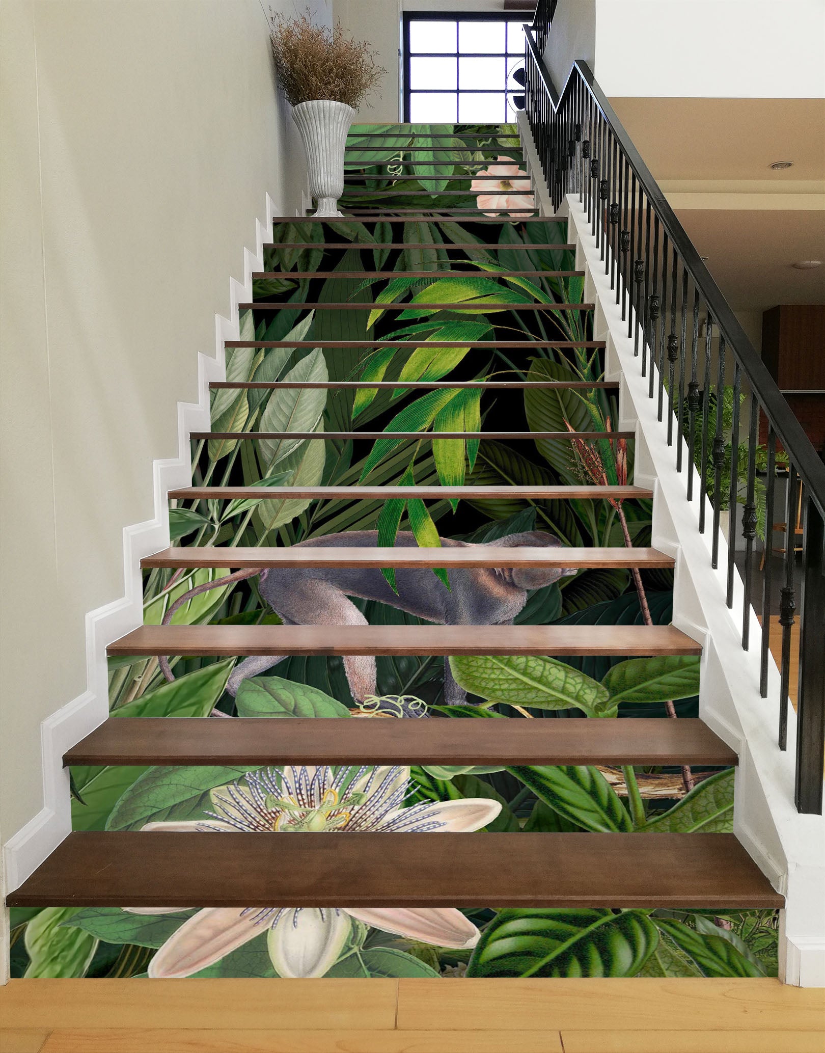 3D Monkey Jungle 11025 Andrea Haase Stair Risers