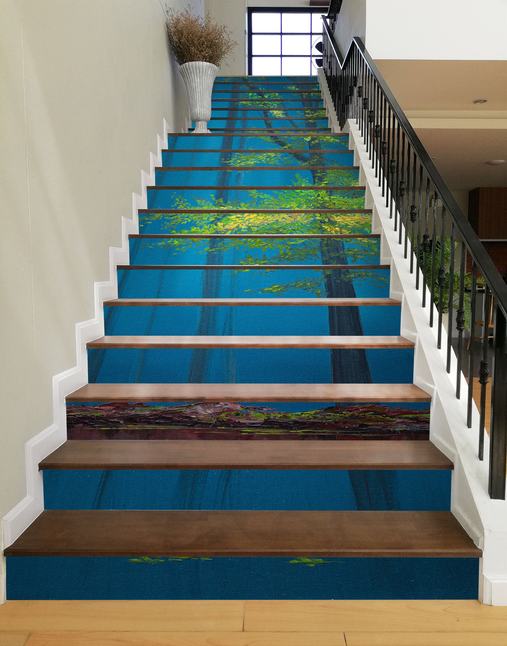 3D Tree Wood 8816 Marina Zotova Stair Risers