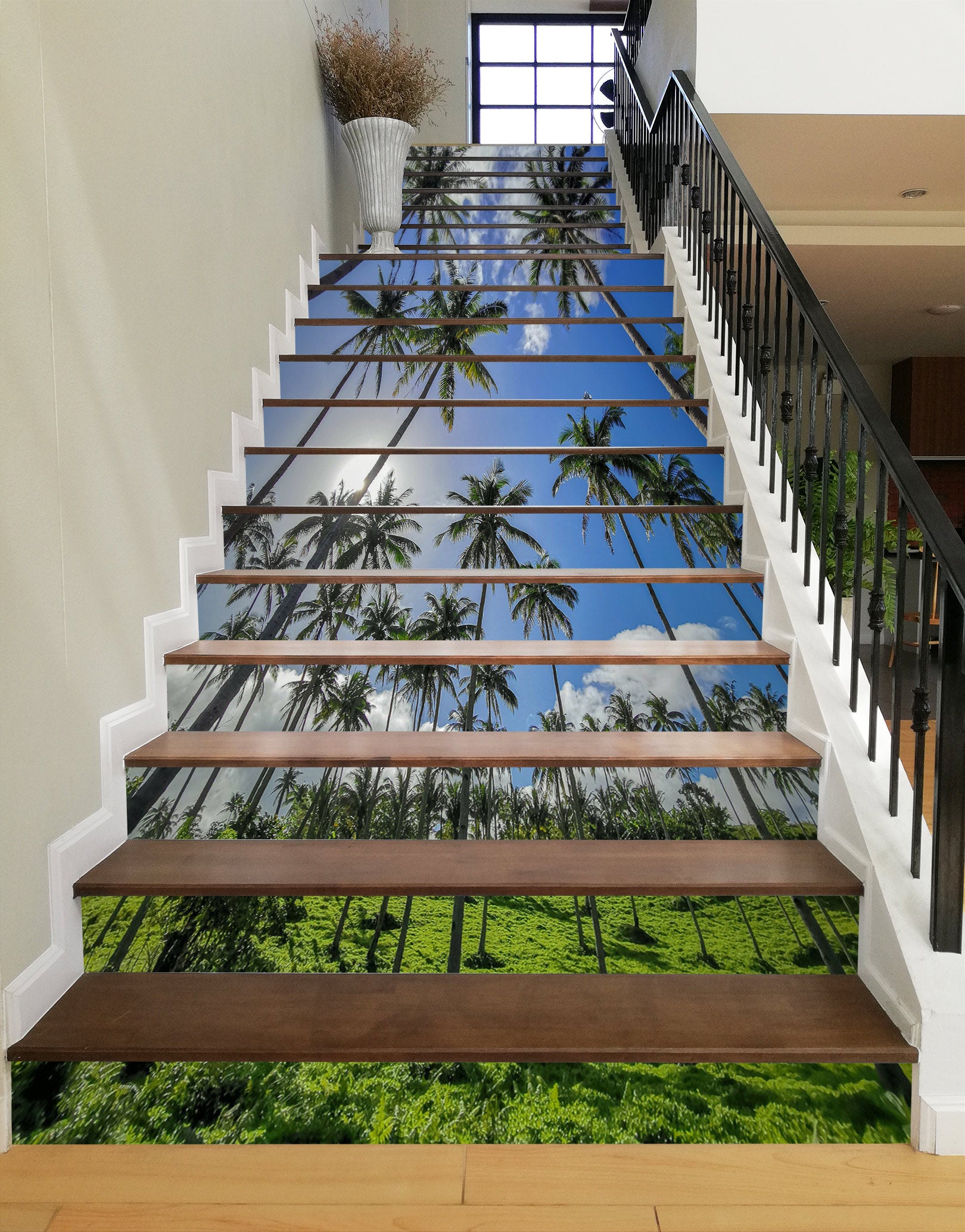 3D Sunny Summer 293 Stair Risers