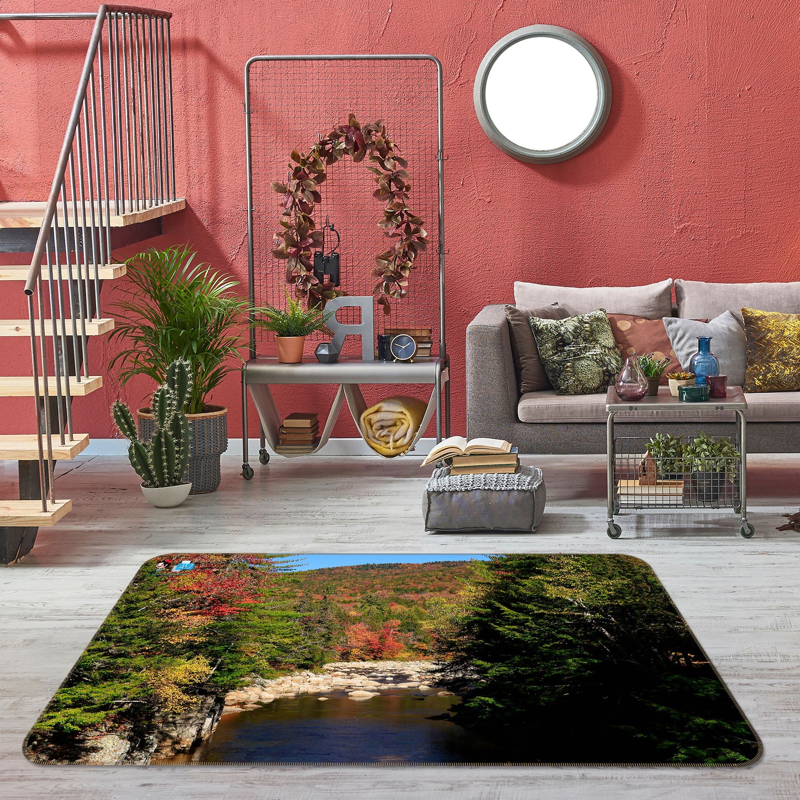 3D River Bend 62224 Kathy Barefield Rug Non Slip Rug Mat