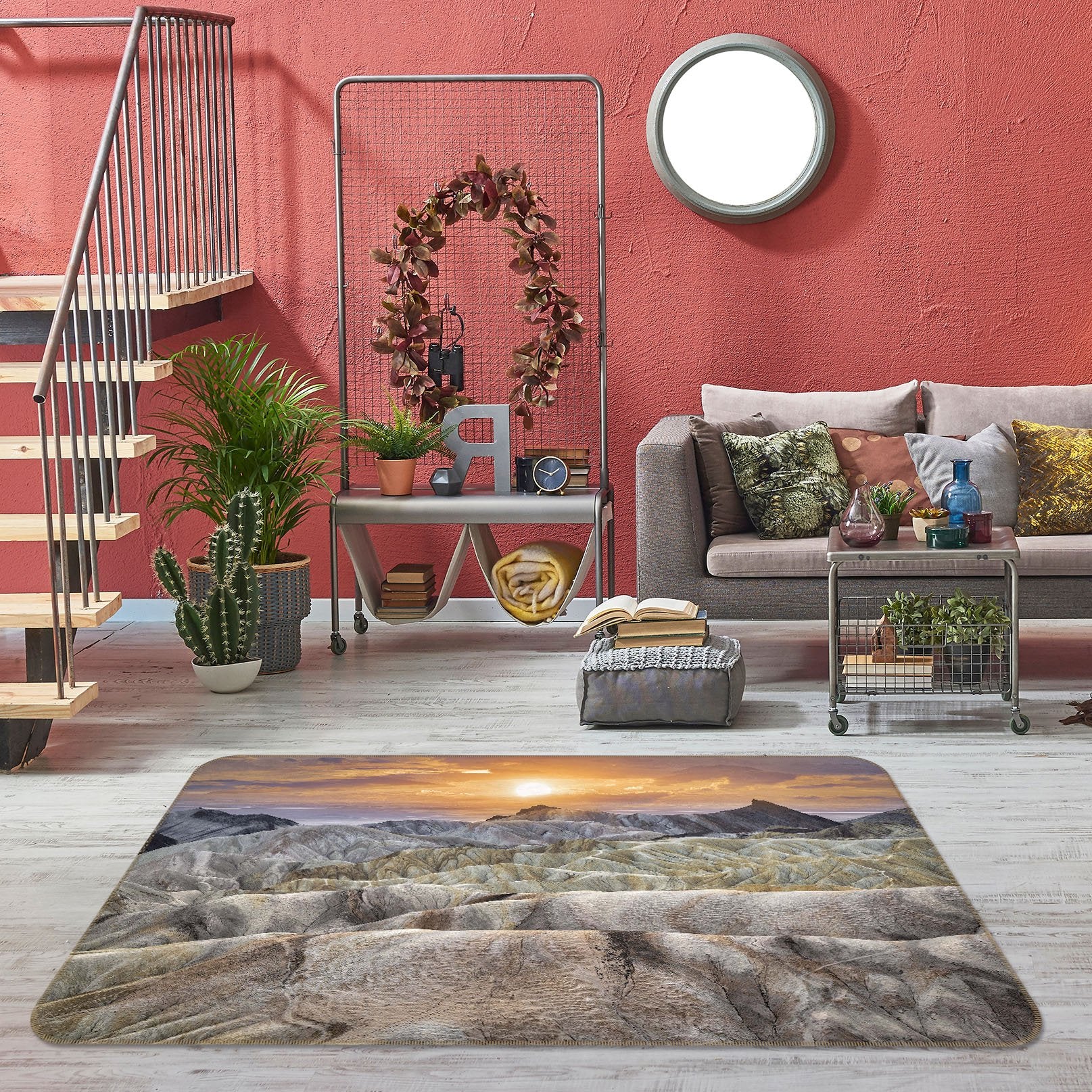 3D Alpine 1183 Marco Carmassi Rug Non Slip Rug Mat Mat AJ Creativity Home