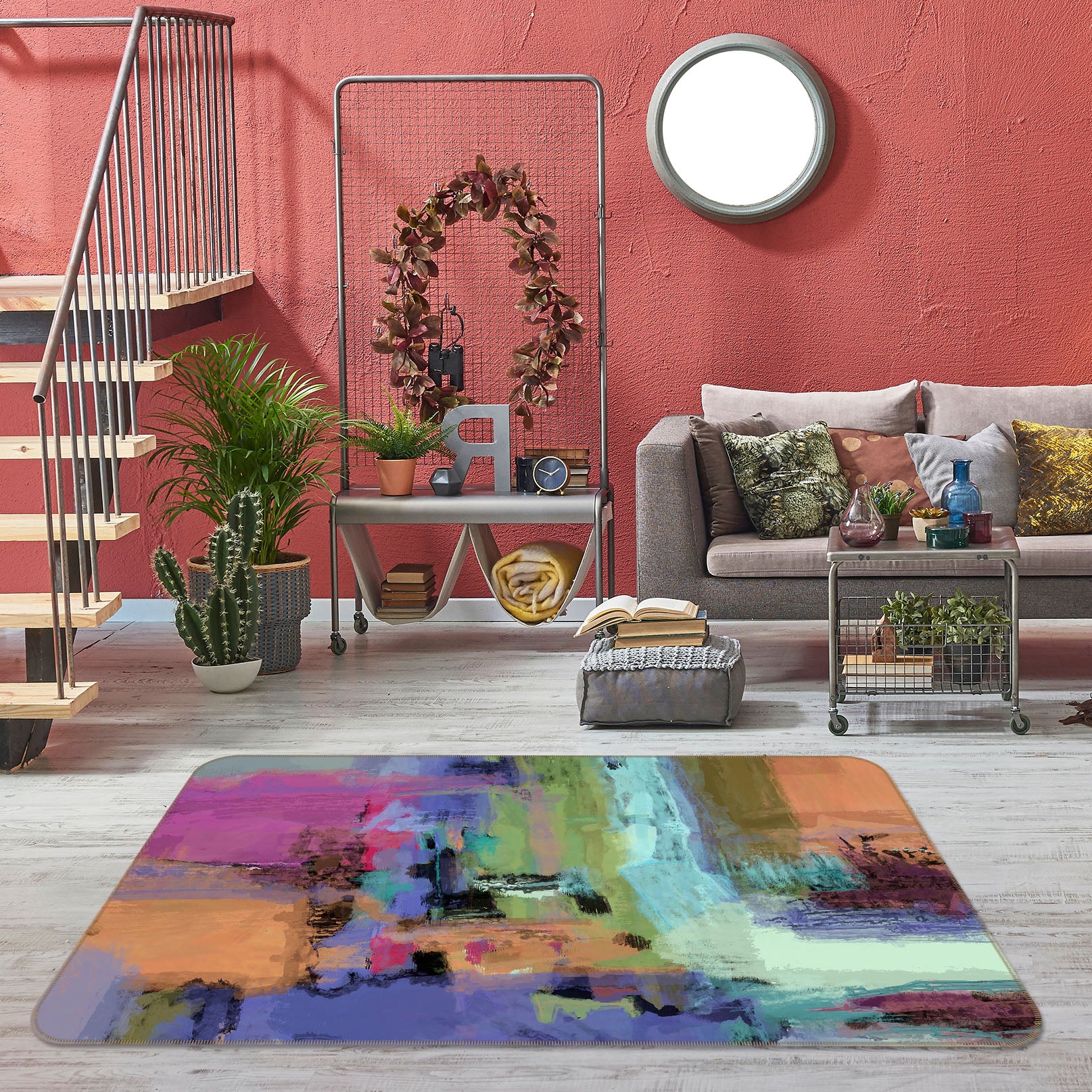3D Painting 118 Michael Tienhaara Rug Non Slip Rug Mat