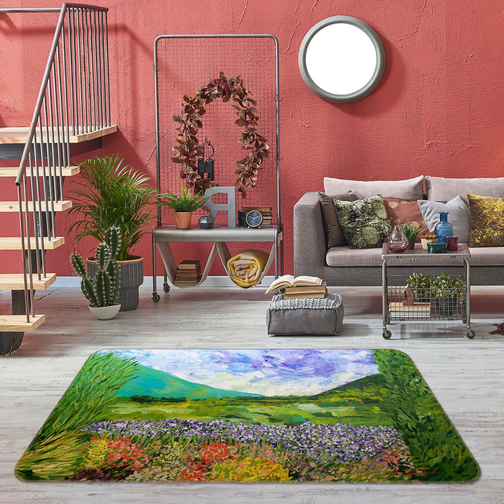 3D Beautiful Sky 1108 Allan P. Friedlander Rug Non Slip Rug Mat
