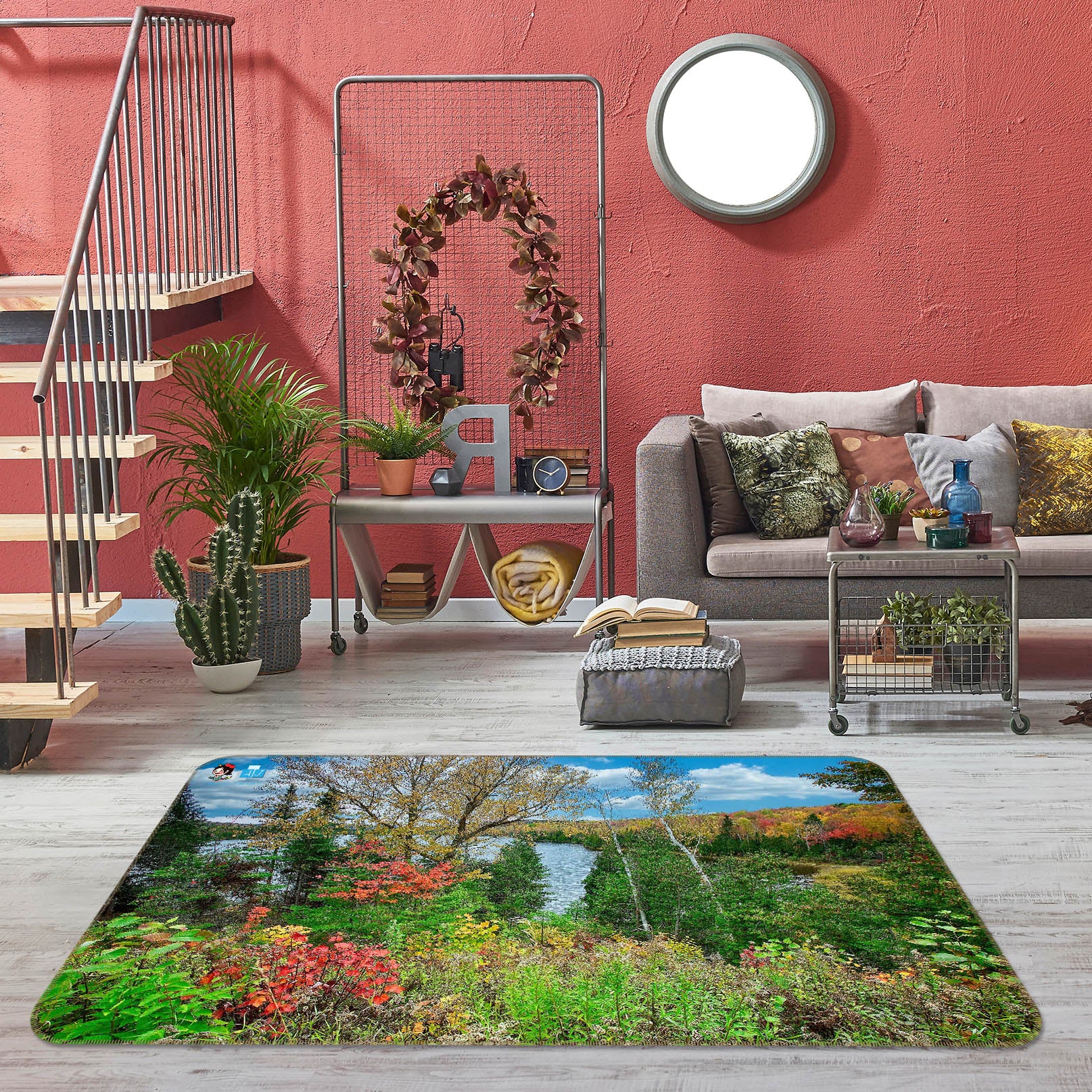 3D Forest 62216 Kathy Barefield Rug Non Slip Rug Mat