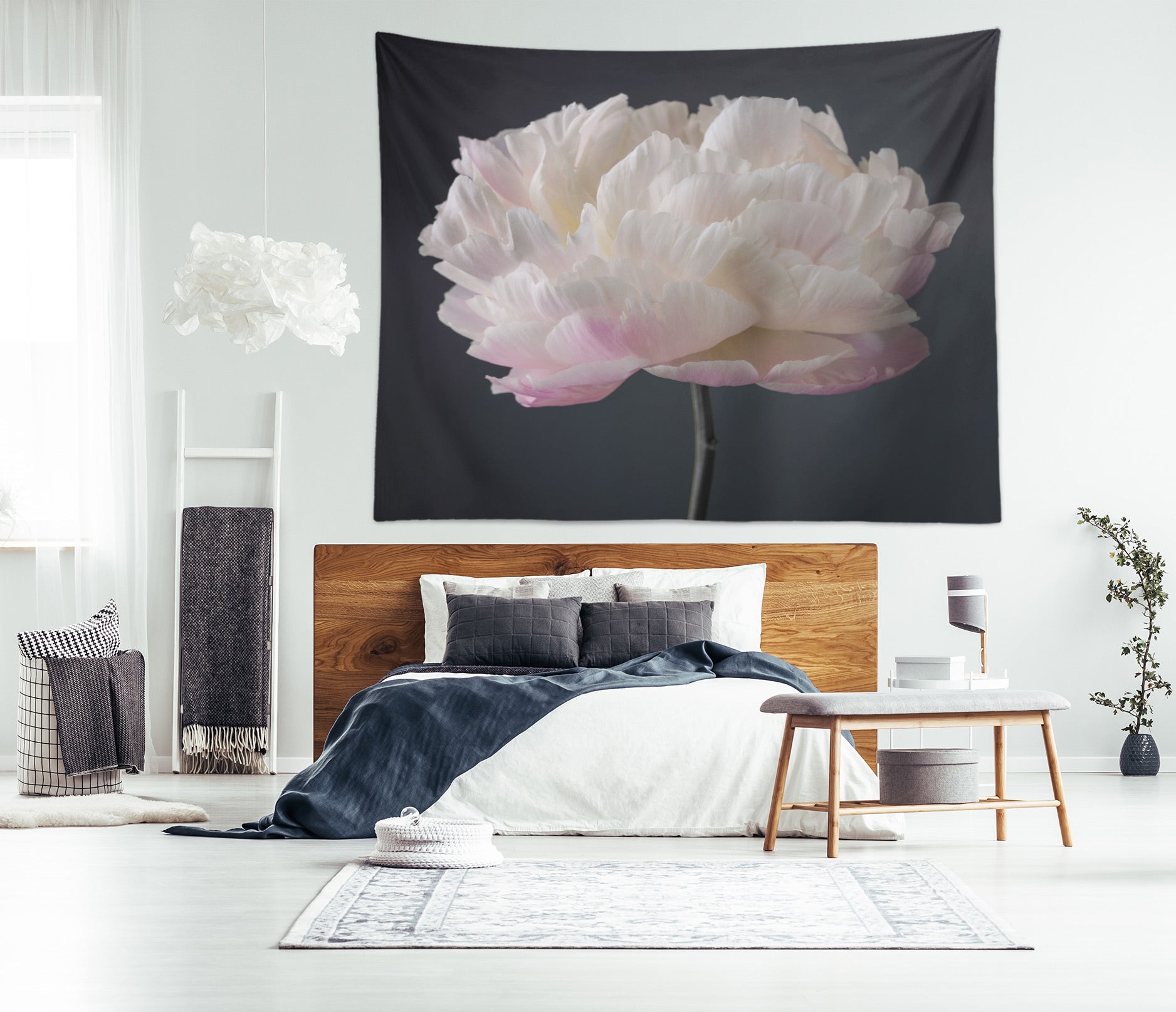 3D Flowers 112178 Assaf Frank Tapestry Hanging Cloth Hang