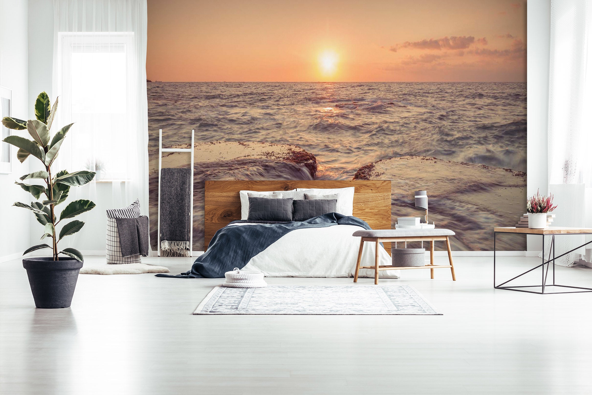 3D Sunset Sea 035 Assaf Frank Wall Mural Wall Murals