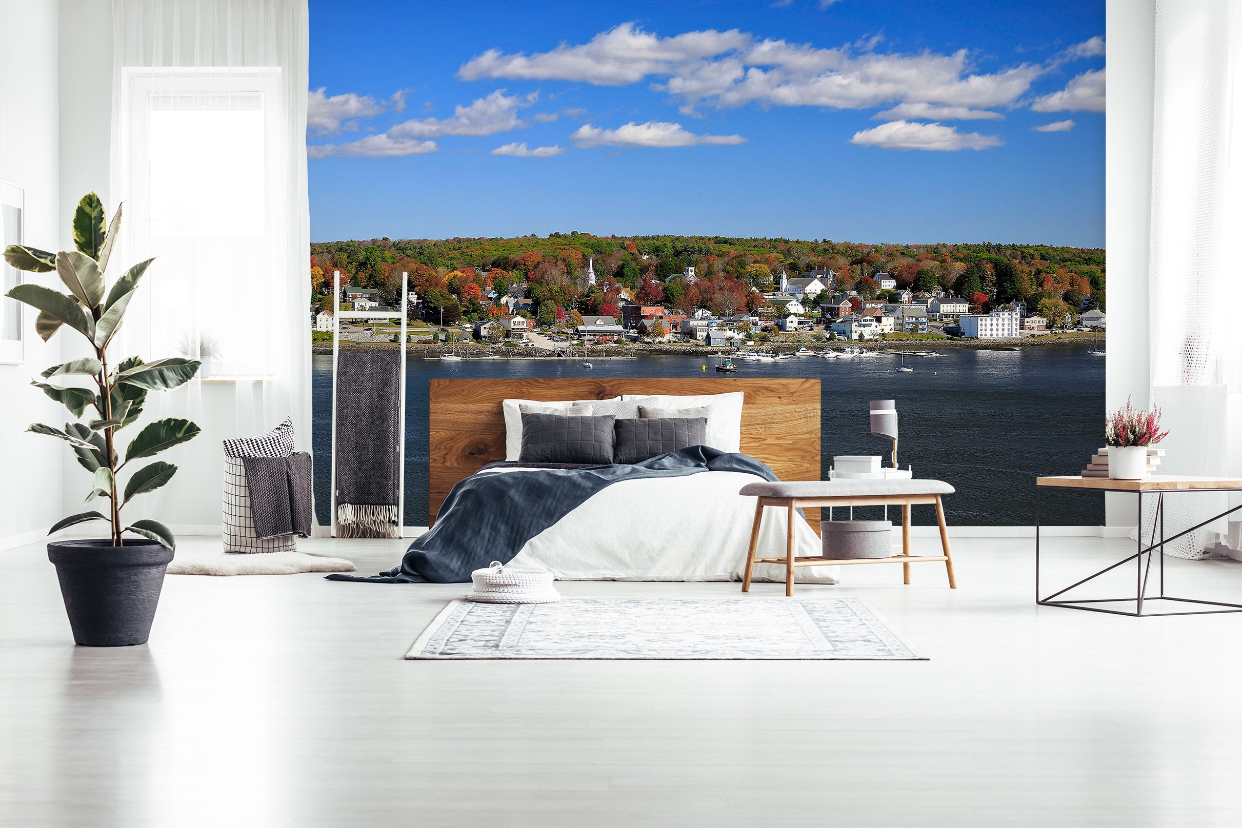 3D Seaside House 62070 Kathy Barefield Wall Mural Wall Murals