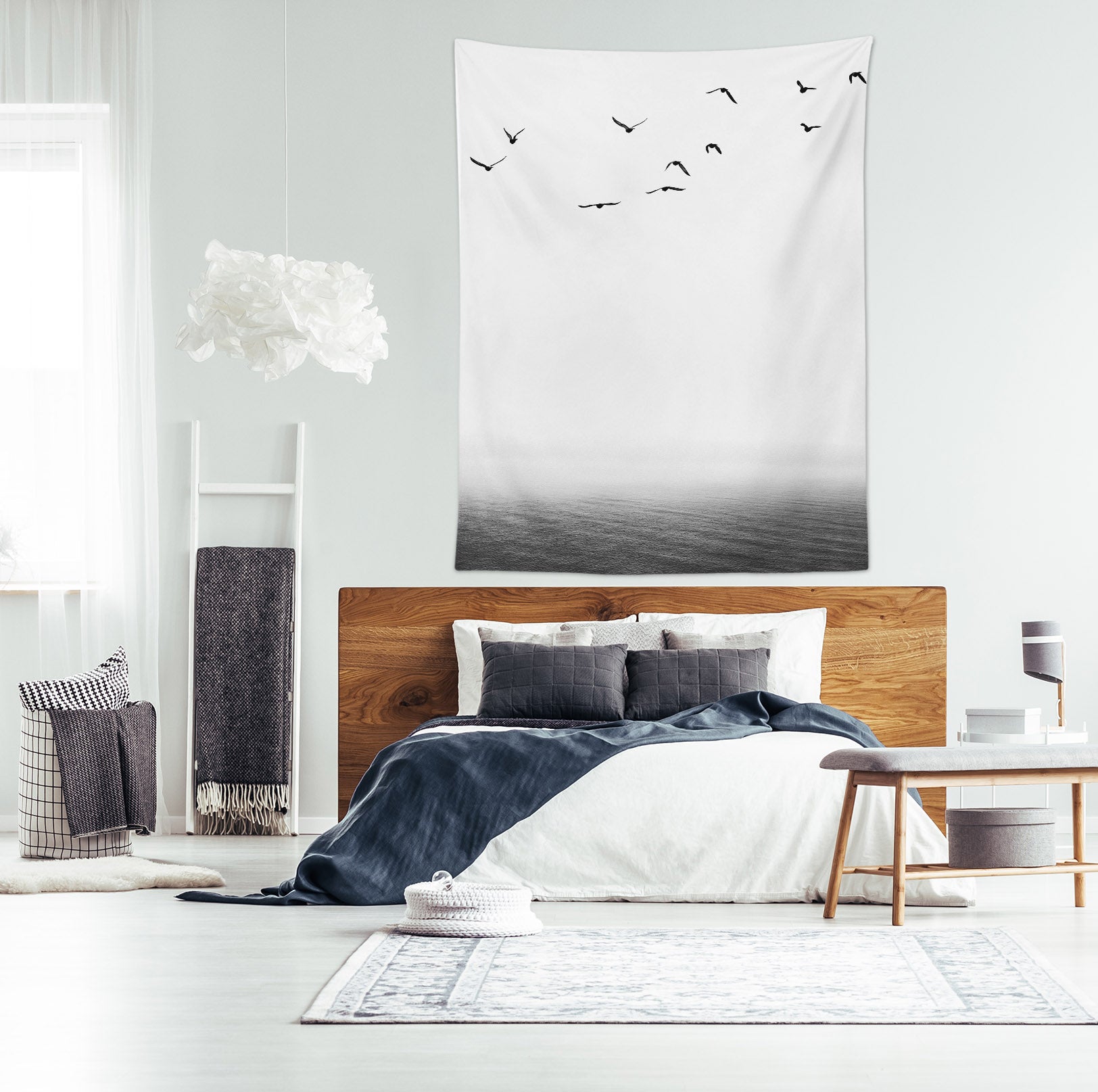 3D Lake Bird 5282 Boris Draschoff Tapestry Hanging Cloth Hang