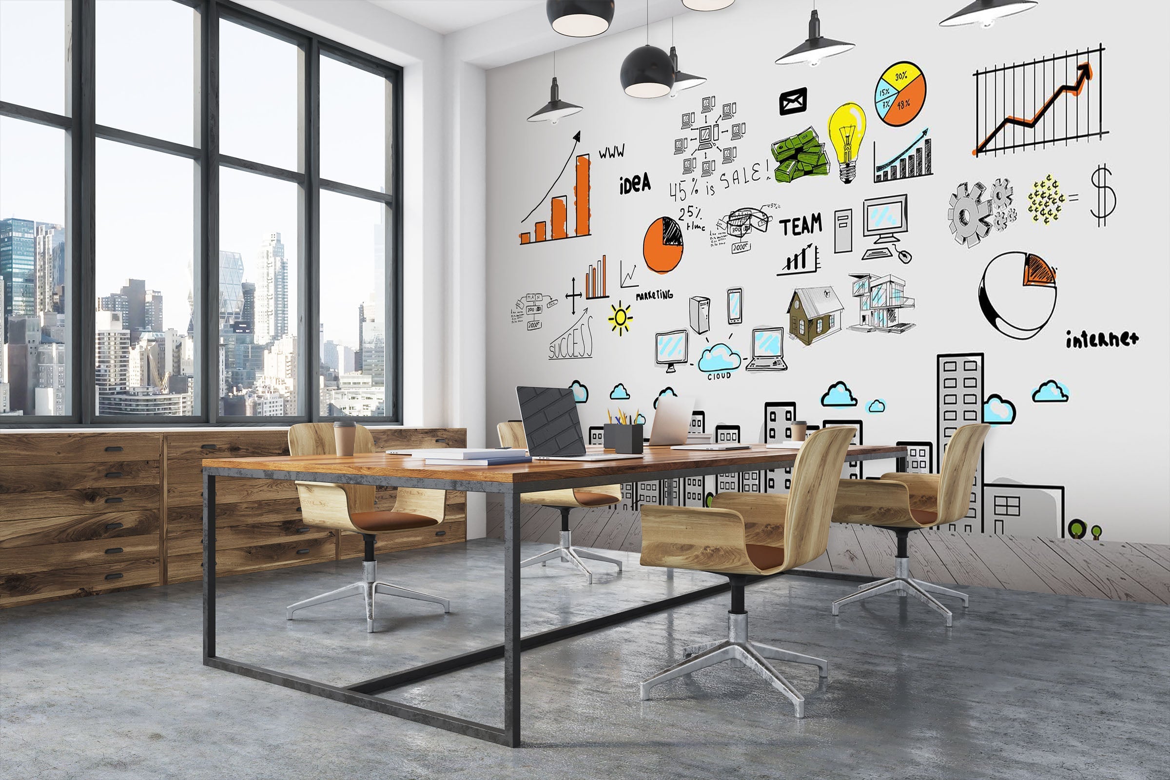 3D Cartoon Appliance 014 Wall Murals Wallpaper AJ Wallpaper 2