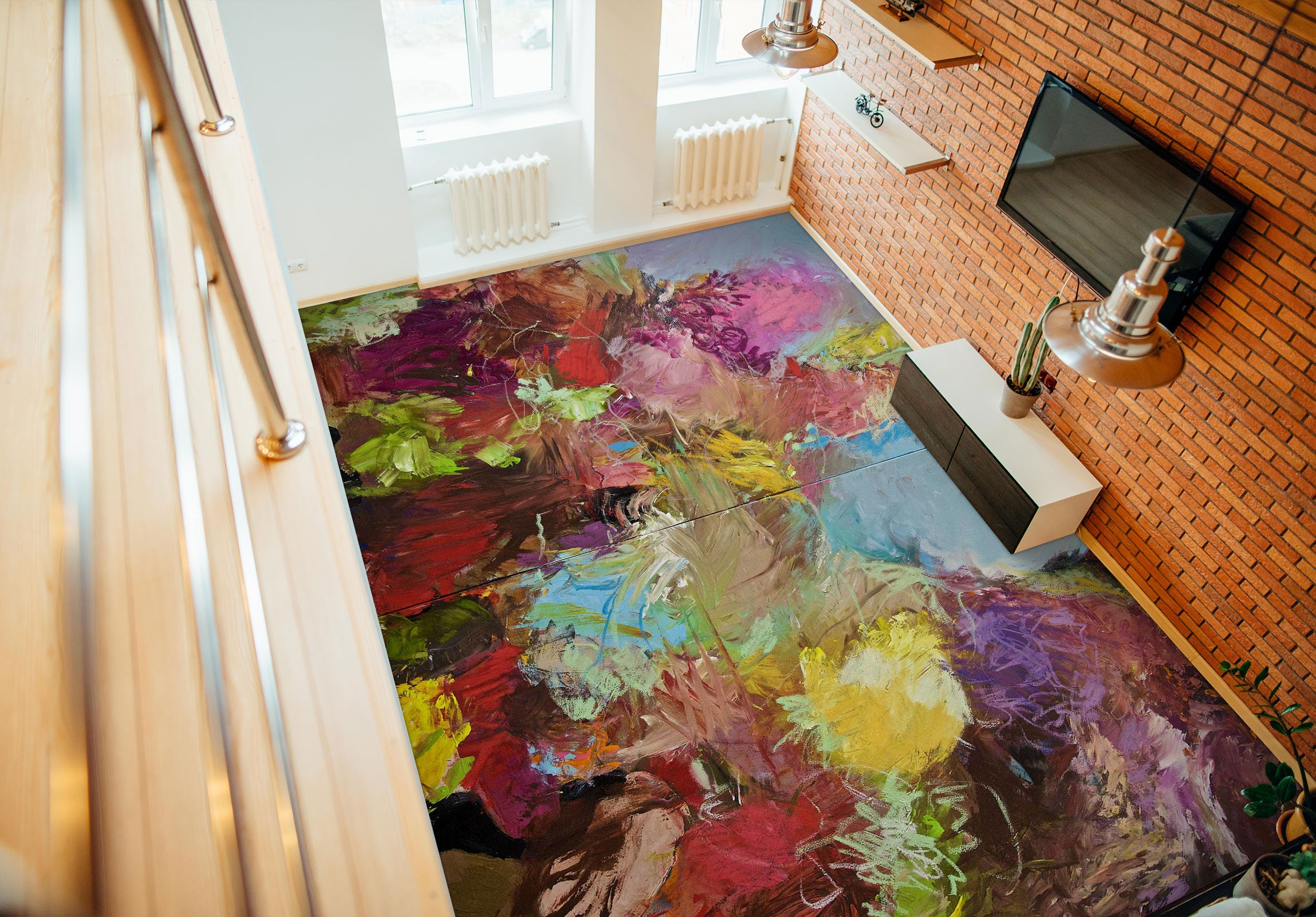 3D Painting Pattern 9636 Allan P. Friedlander Floor Mural Wallpaper Murals Self-Adhesive Removable Print Epoxy