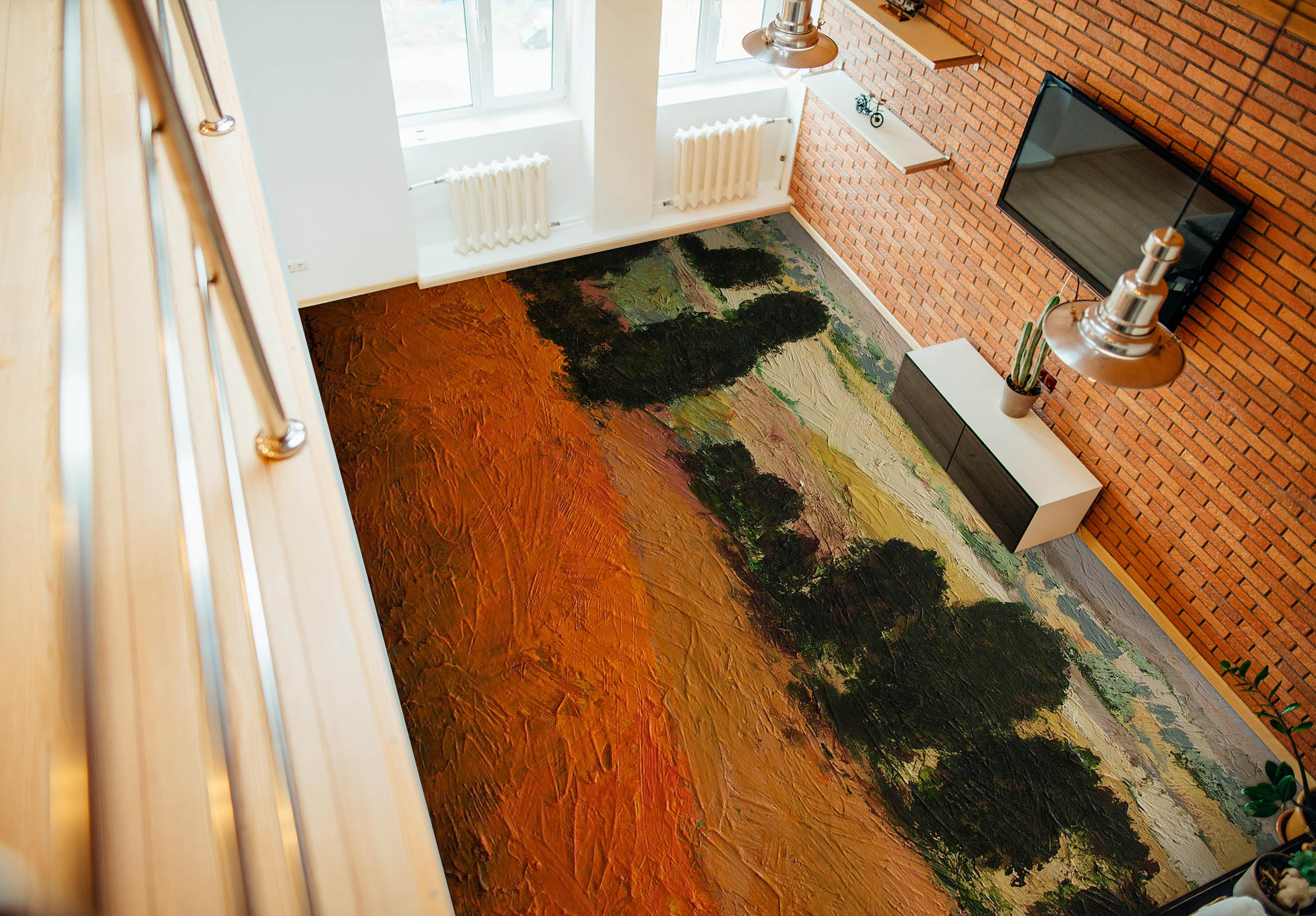 3D Grass Trees 9931 Allan P. Friedlander Floor Mural Wallpaper Murals Self-Adhesive Removable Print Epoxy