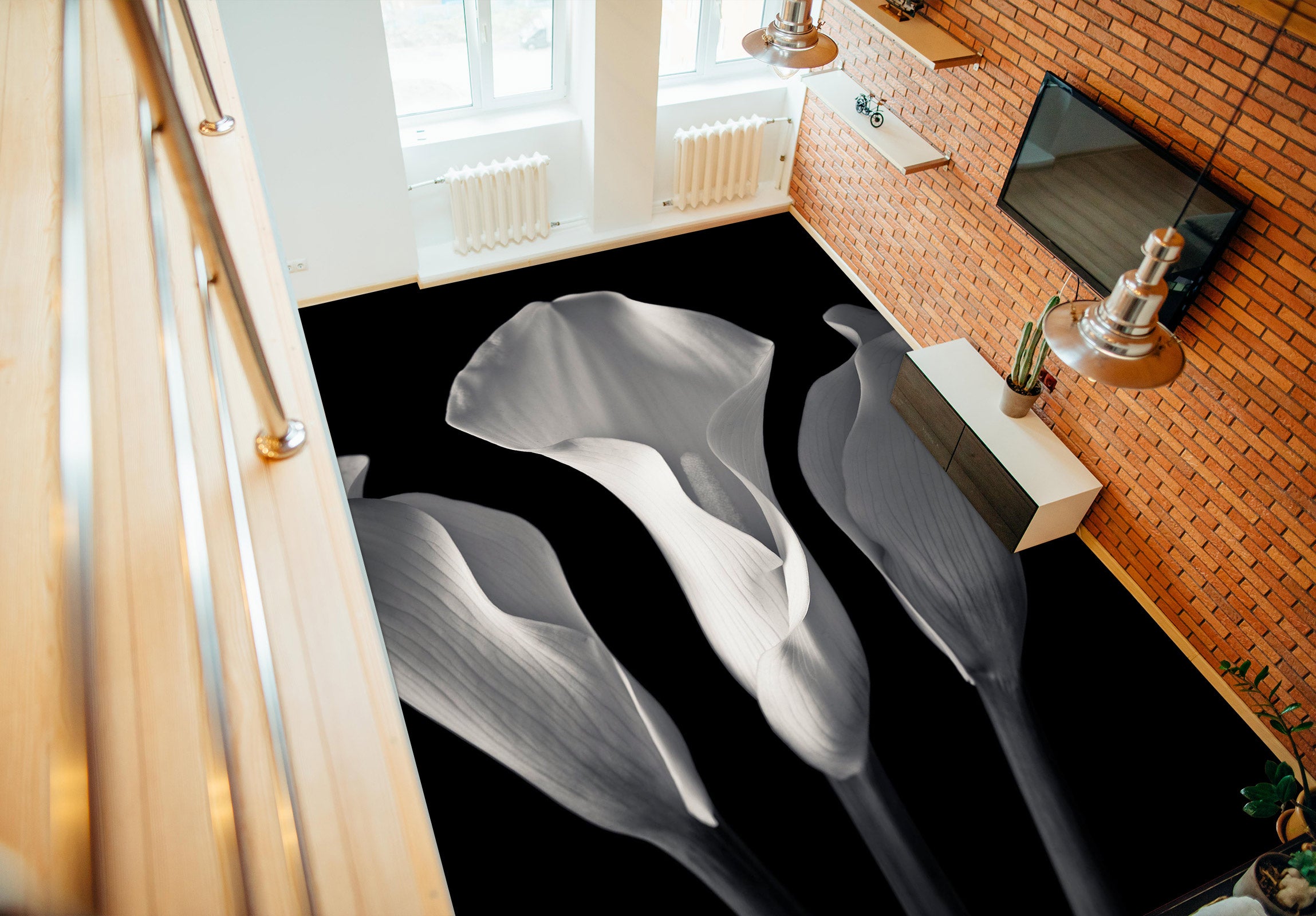 3D Flowers 9856 Assaf Frank Floor Mural Wallpaper Murals Self-Adhesive Removable Print Epoxy