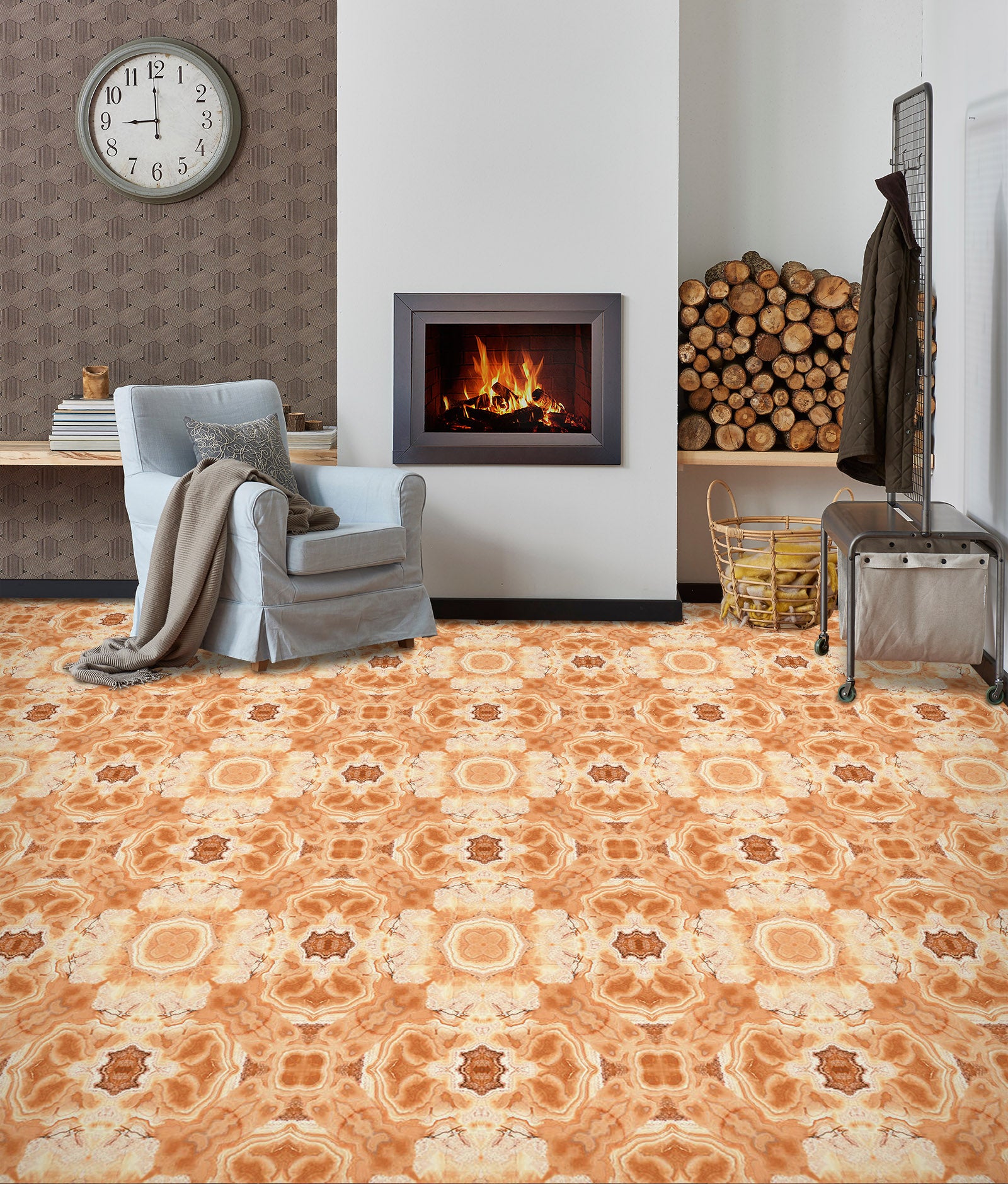 3D Warm And Delicate Pattern 838 Floor Mural Wallpaper Murals Rug & Mat Print Epoxy waterproof bath floor