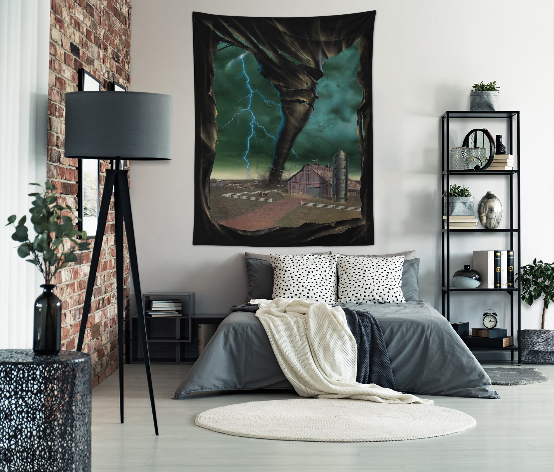 3D Tornado 11744 Vincent Tapestry Hanging Cloth Hang