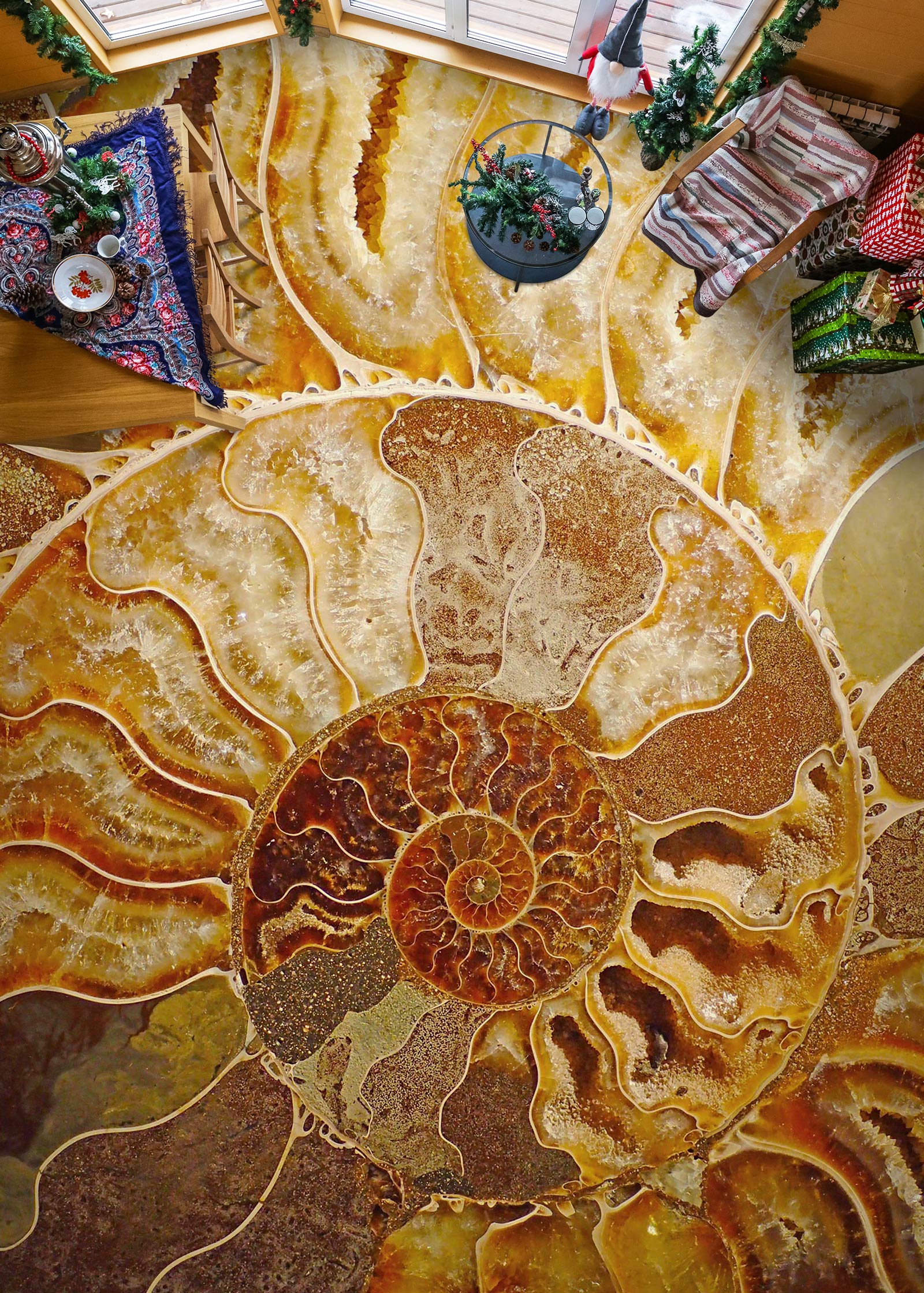 3D Retro And Refined 494 Floor Mural Wallpaper Murals Rug & Mat Print Epoxy waterproof bath floor