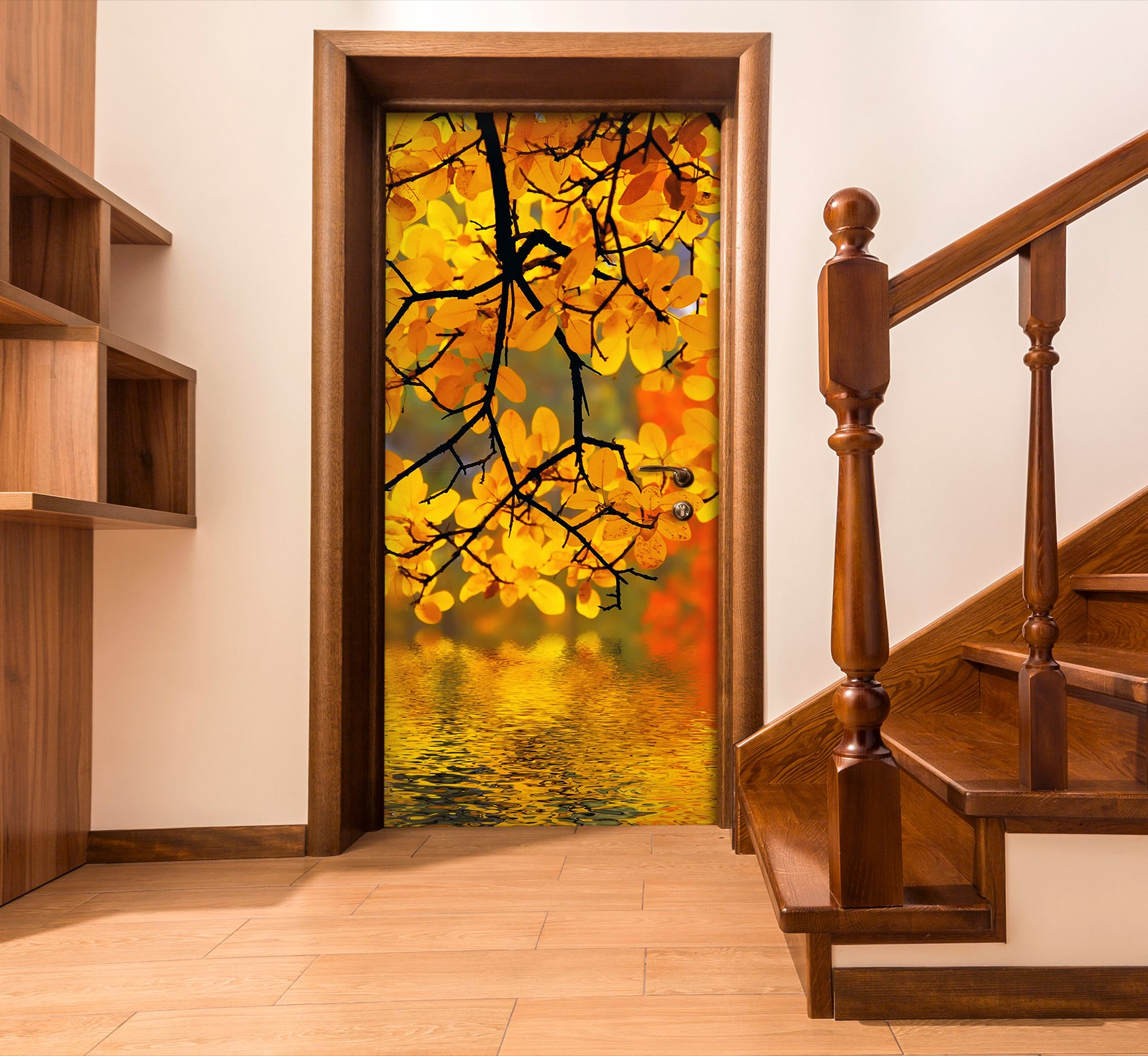 3D Maple River 117 Door Mural